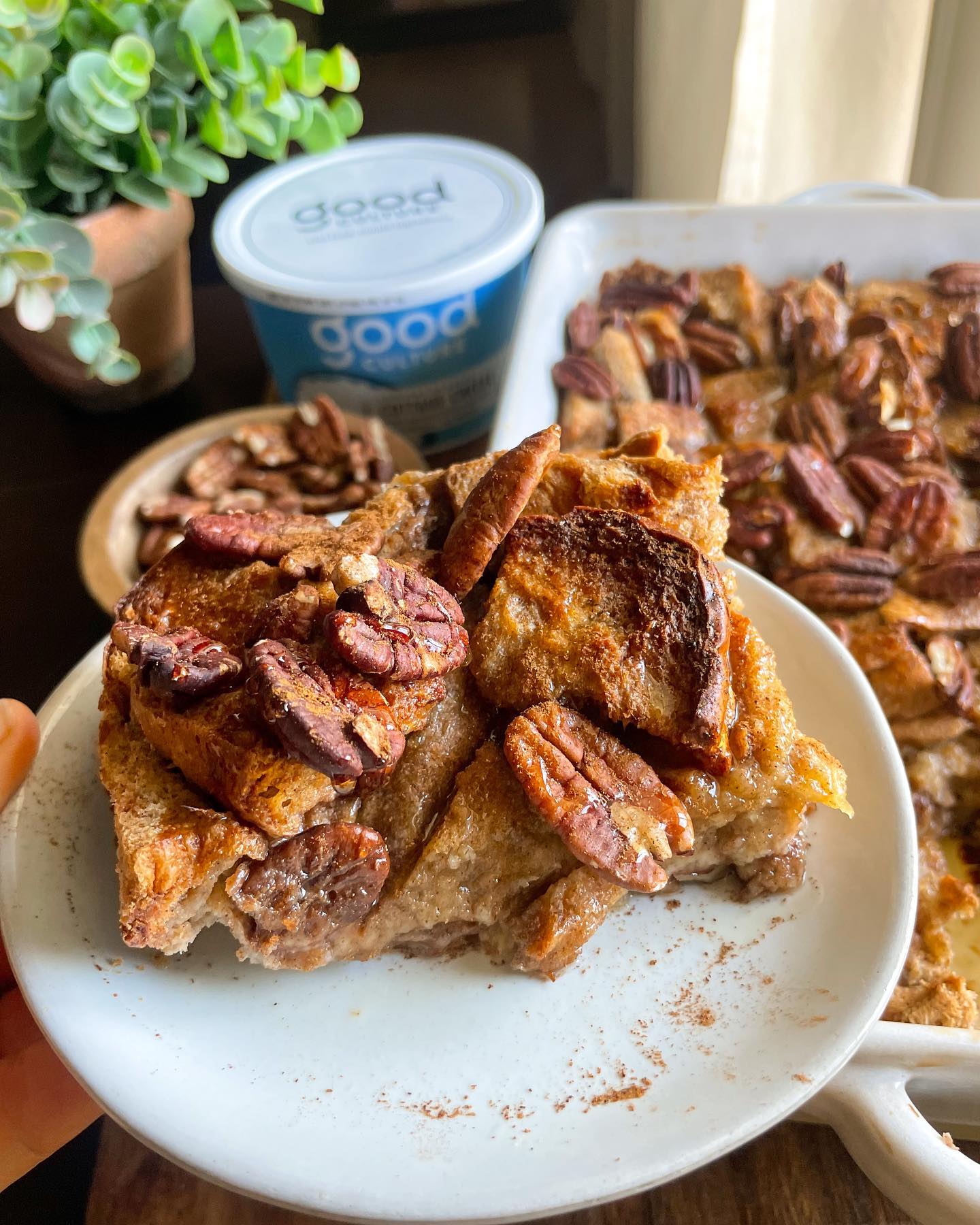 Overnight Maple Pecan French Toast