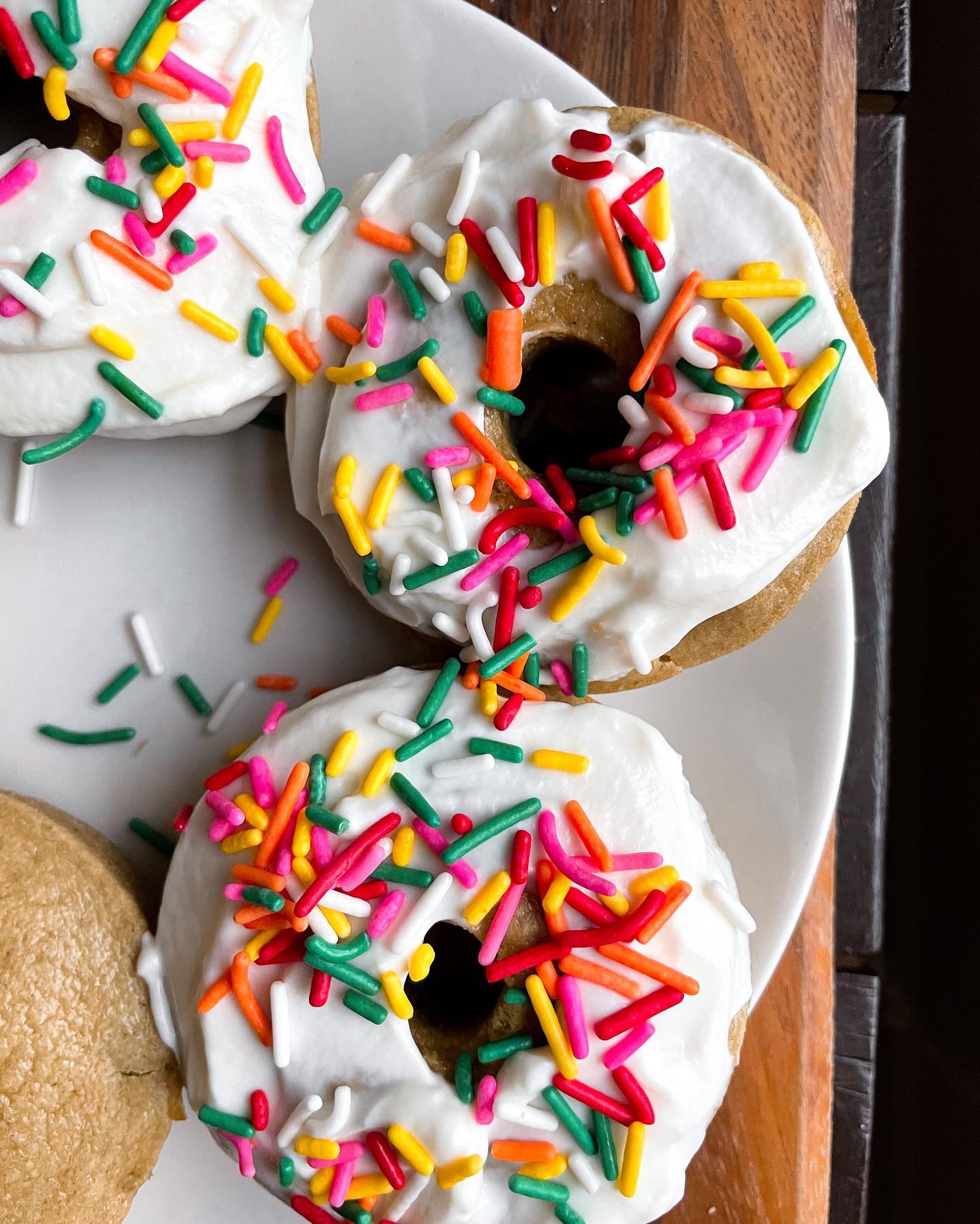 Blender-Made Gluten-Free Oat Flour Vanilla Donuts