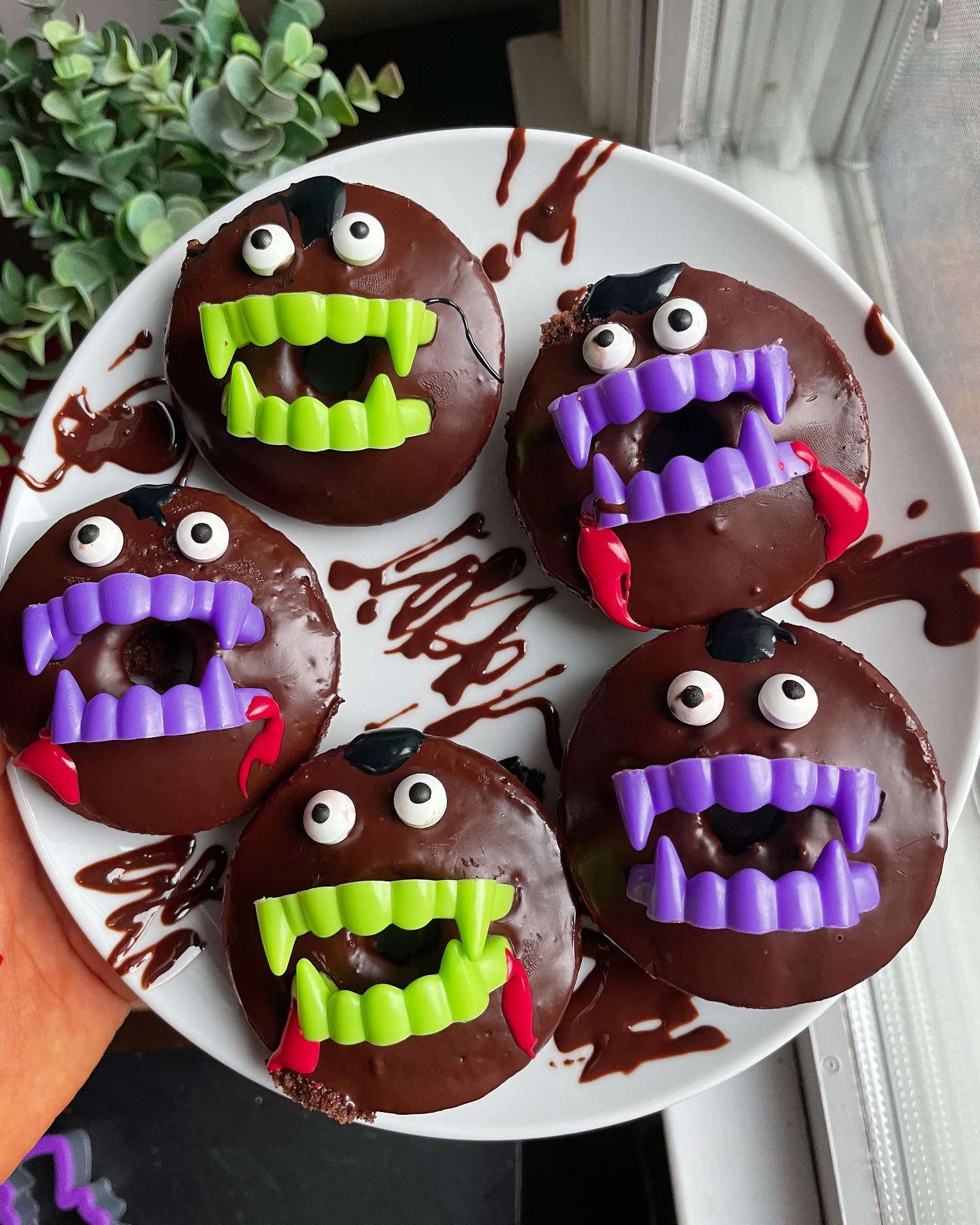 Gluten-Free Halloween Chocolate Donuts