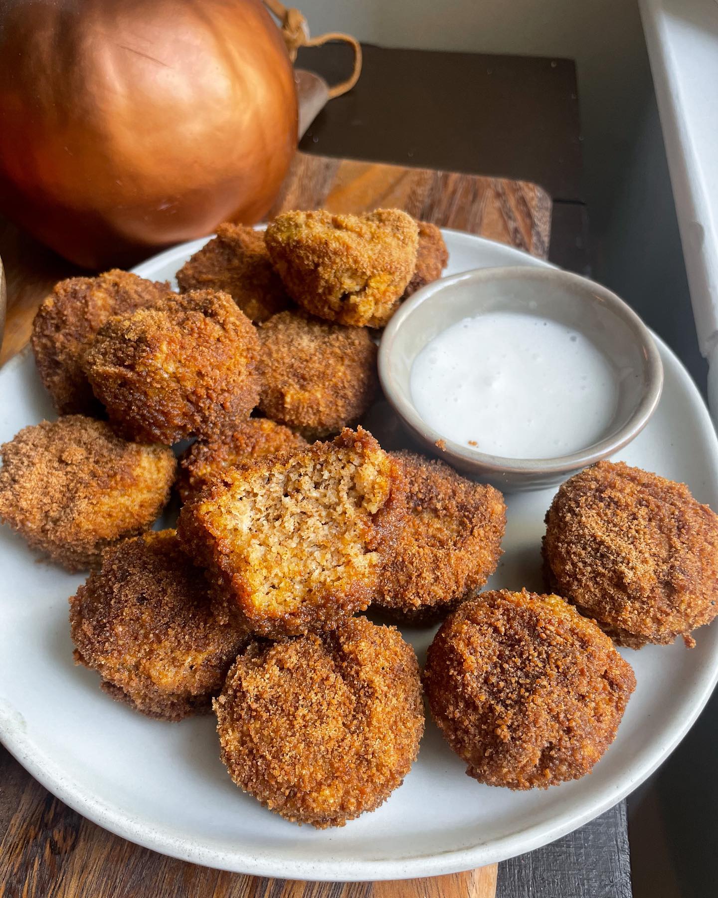 Cinnamon Sugar Pumpkin Bites