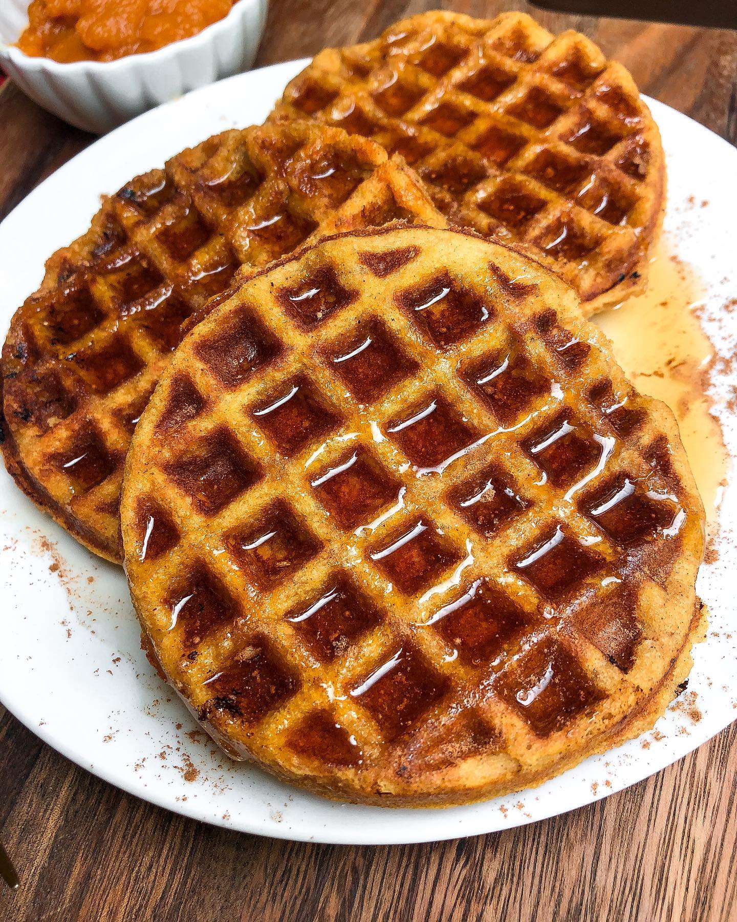 Pumpkin Waffles - Paleo & Gluten-Free