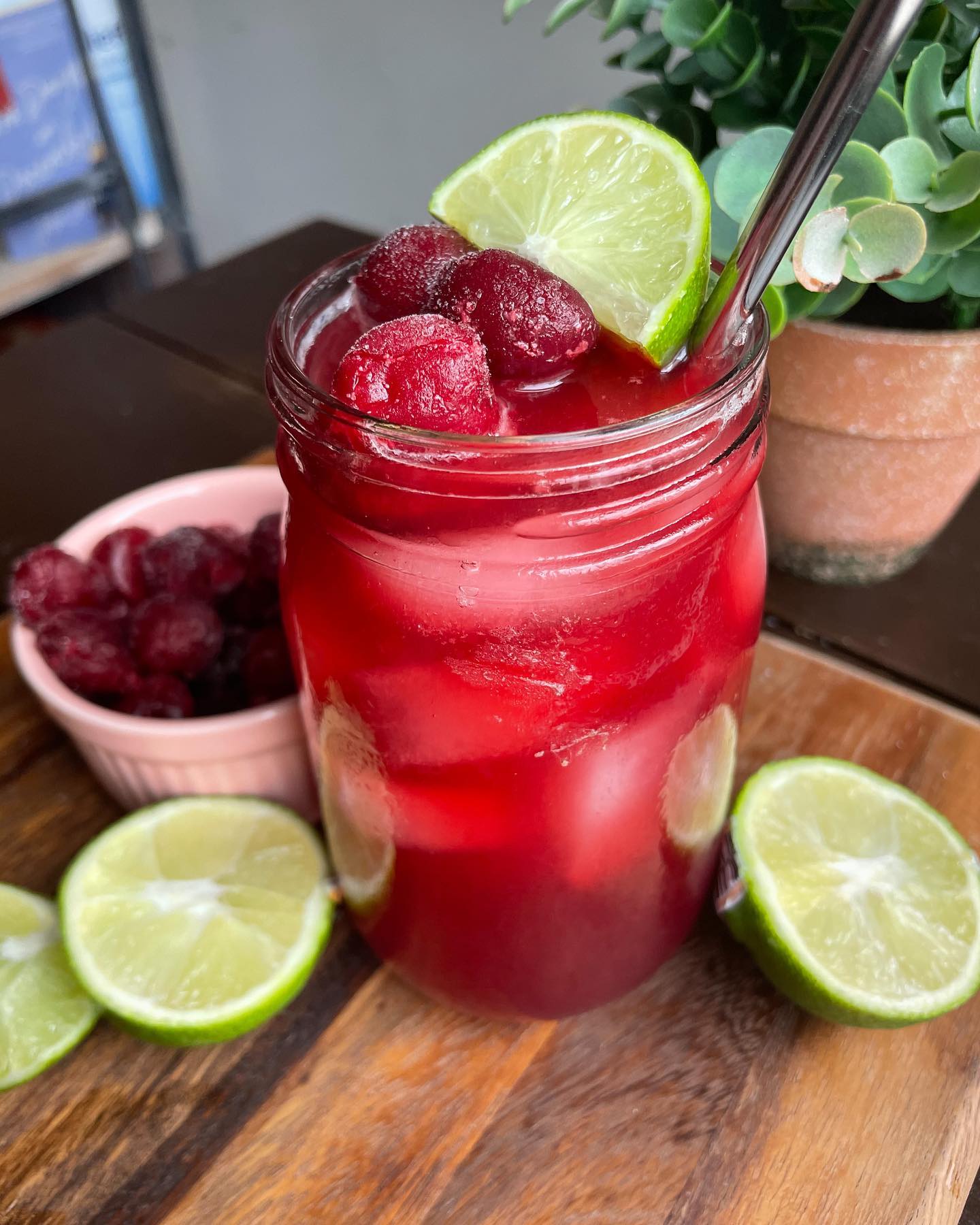 Healthier Cherry Limeade