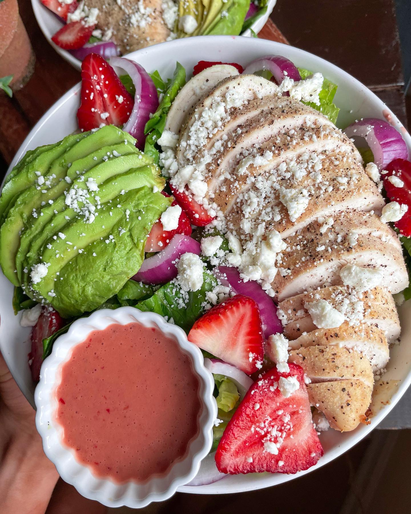 Strawberry Balsamic Vinaigrette Chicken Salad