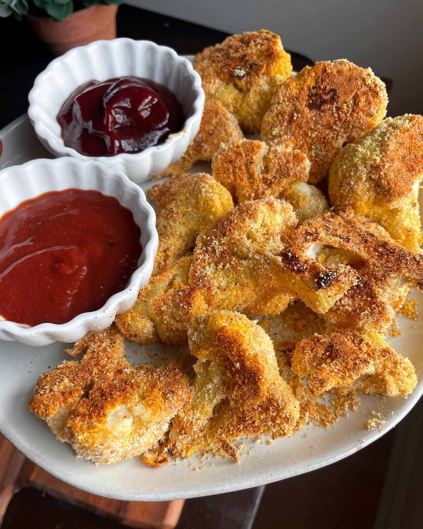 Crispy Cauliflower Nuggets with Spices