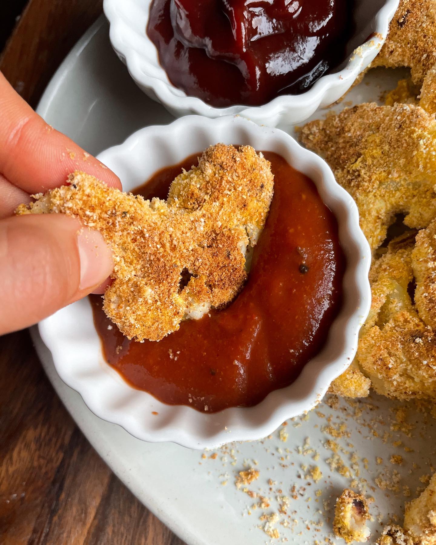 Crispy Cauliflower Nuggets with Spices