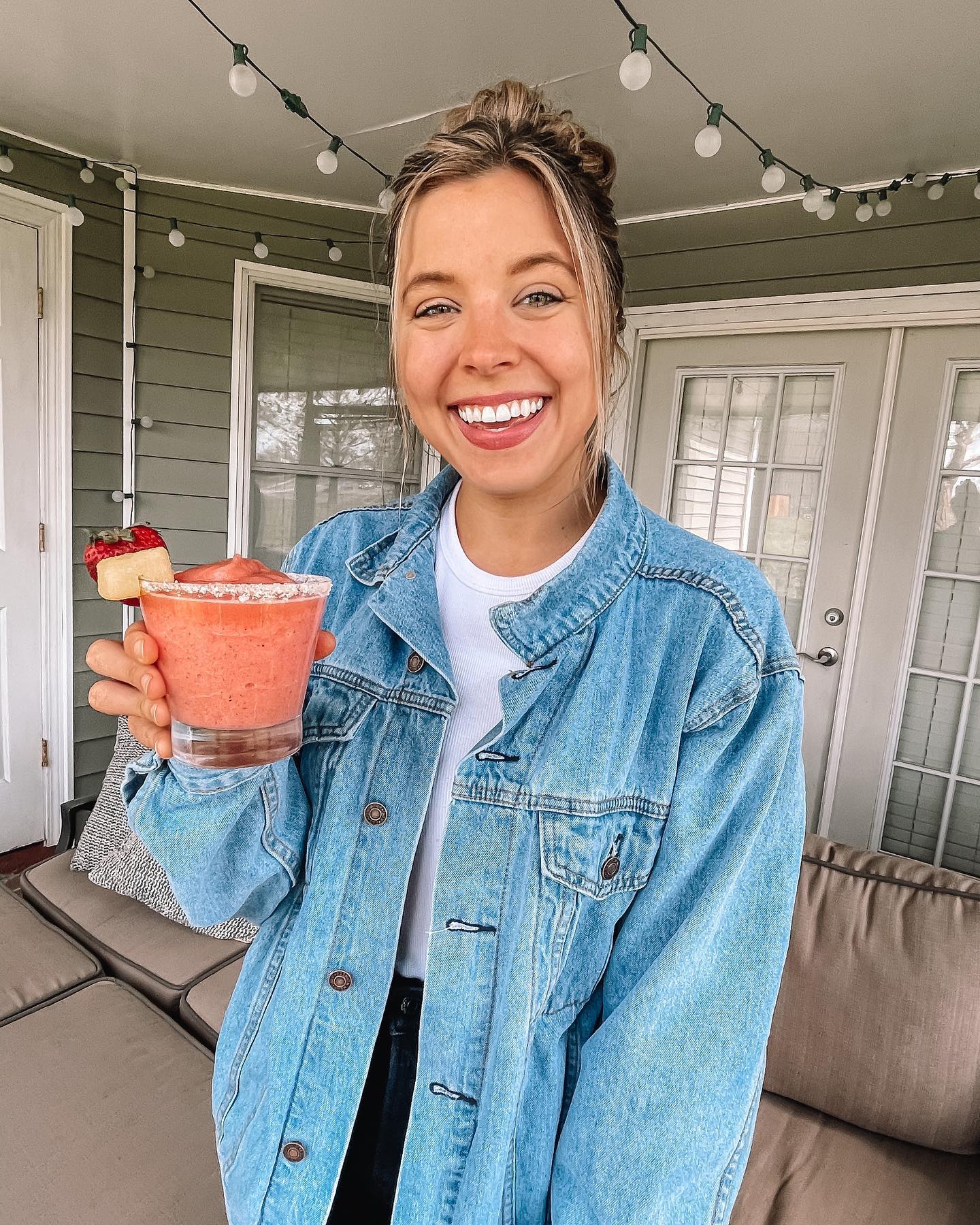 Tropical Strawberry Pineapple Margaritas