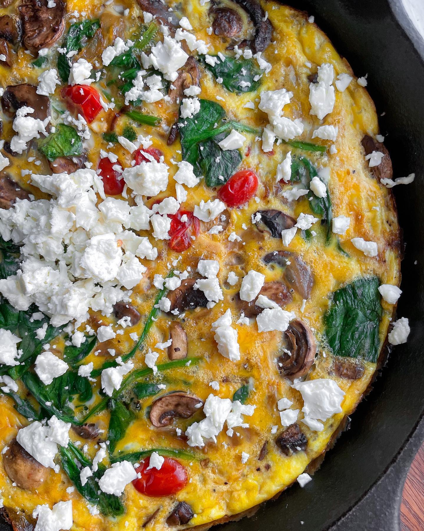 Feta & Spinach Frittata