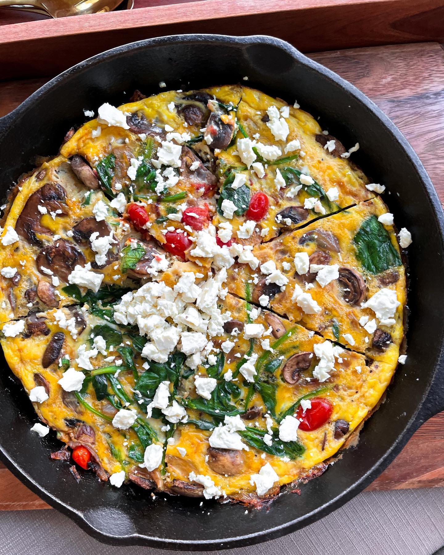 Feta & Spinach Frittata