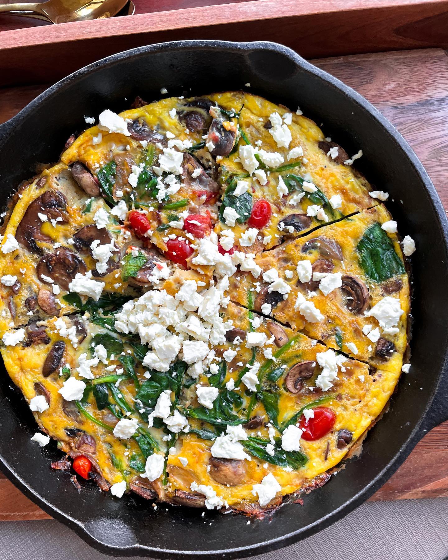 Veggie-Loaded Frittata & Parfait Board Brunch