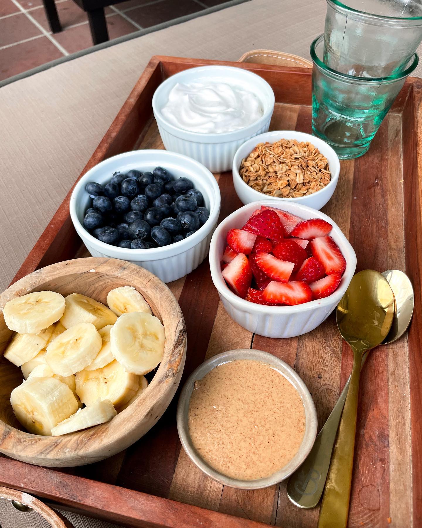Veggie-Loaded Frittata & Parfait Board Brunch