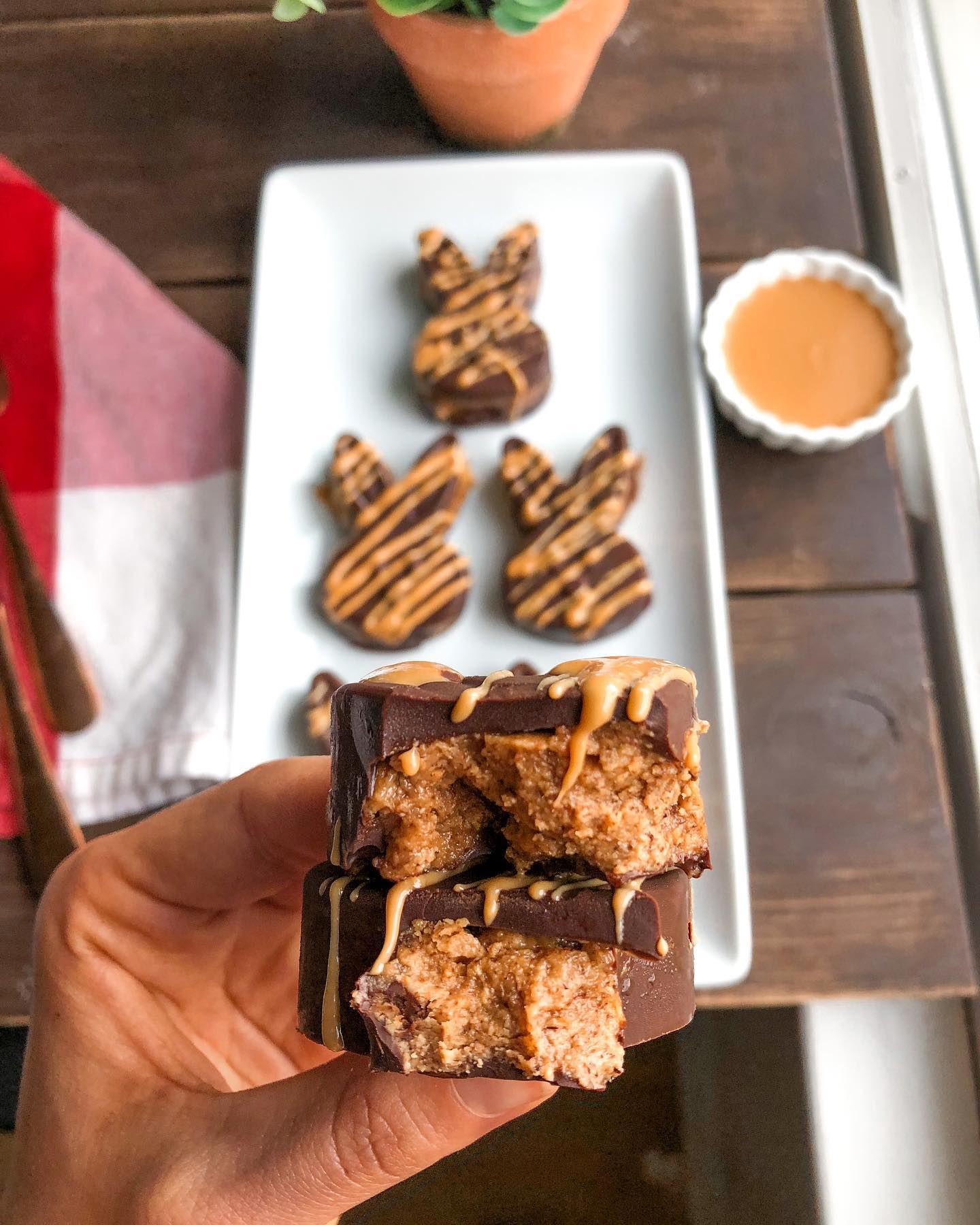 Healthier Chocolate Bunnies