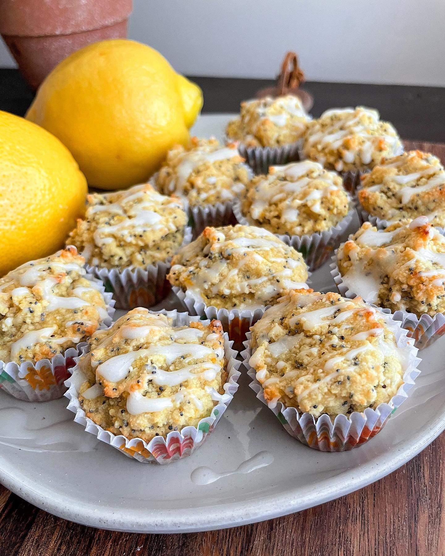 Mini Lemon Poppyseed Muffins
