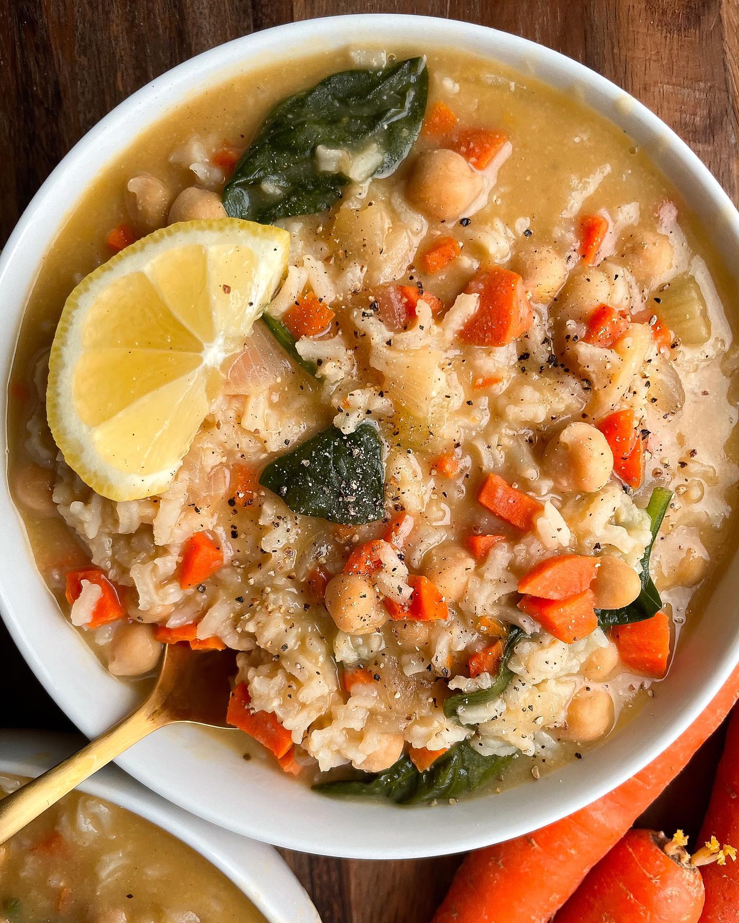 Vegan Lemon Chickpea Soup