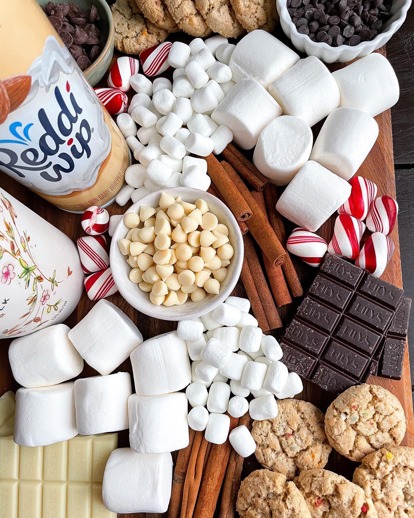 Spiked Hot Chocolate Board