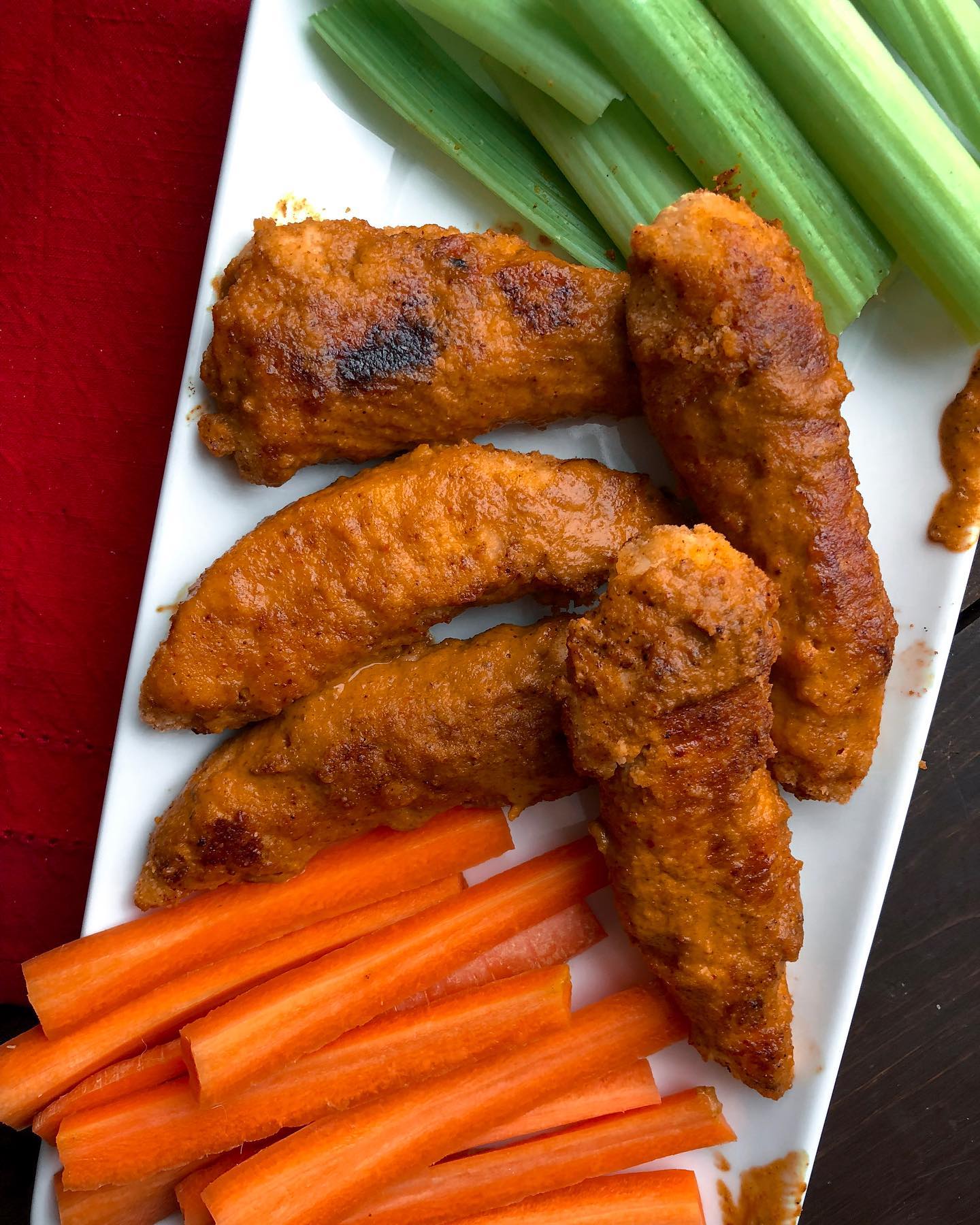 Paleo Buffalo Baked Chicken Tenders