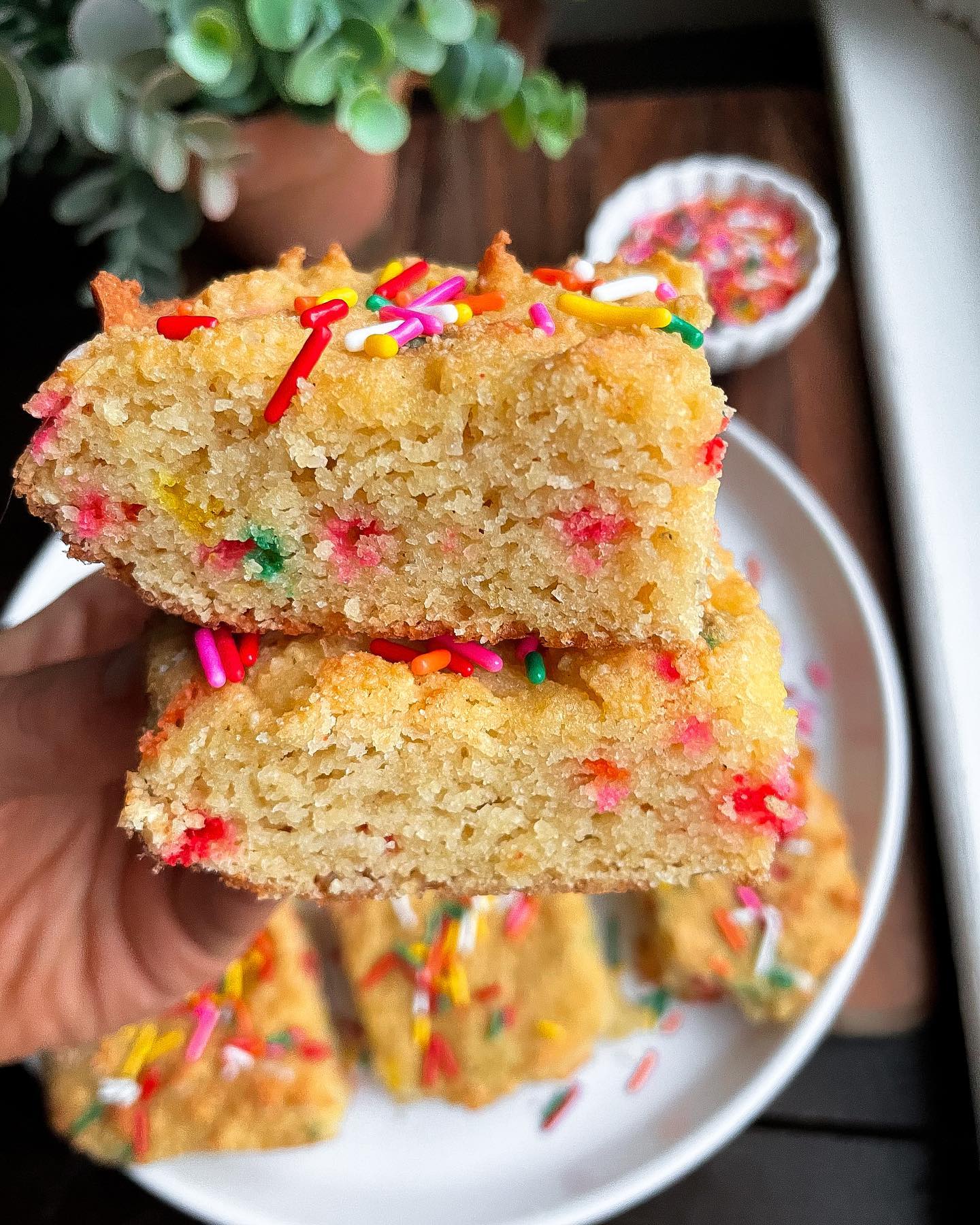 Funfetti Cake Bars - Gluten-Free Dessert