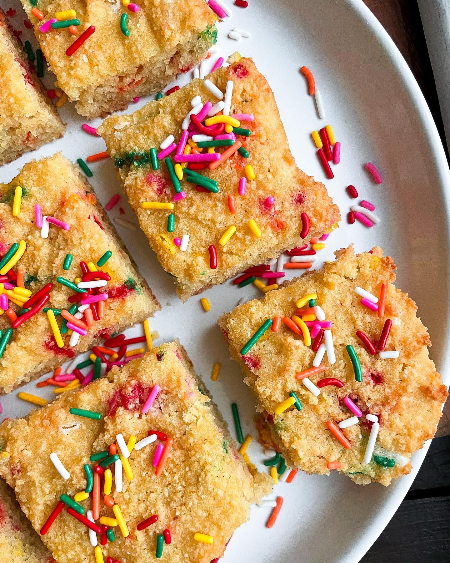 Funfetti Cake Bars - Gluten-Free Dessert