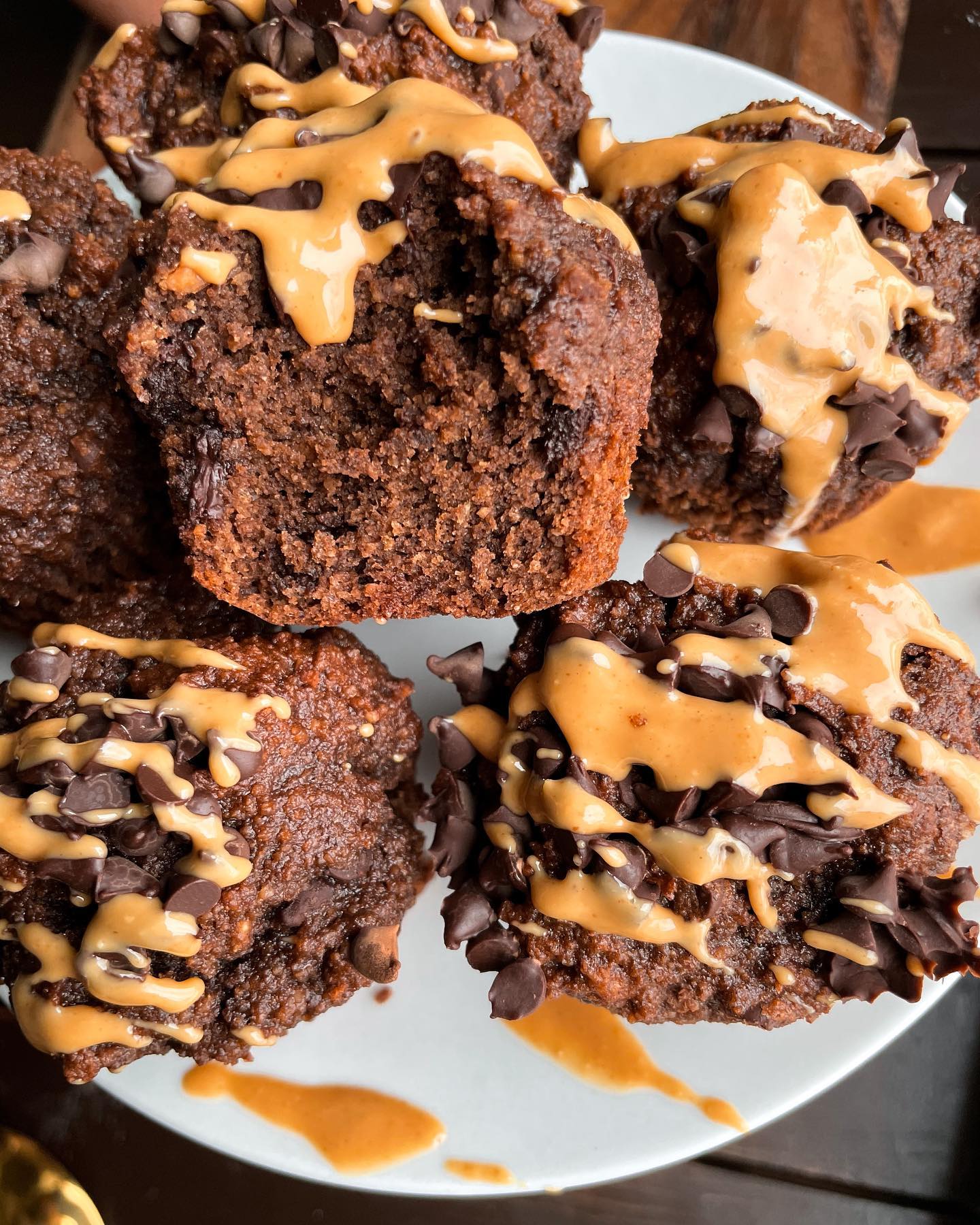 Gluten-Free Peanut Butter Chocolate Muffins