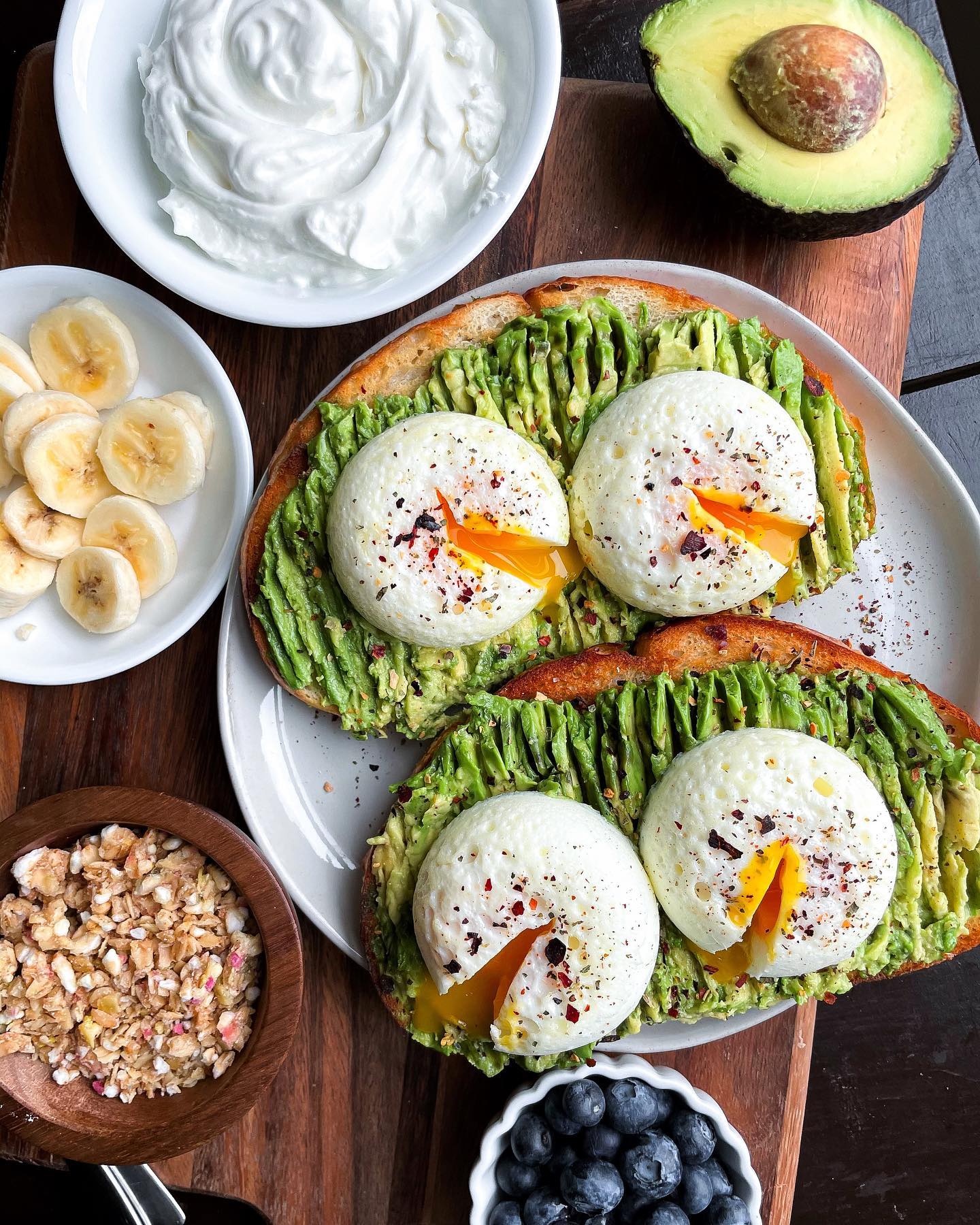 Avocado and Poached Egg Brunch Delight