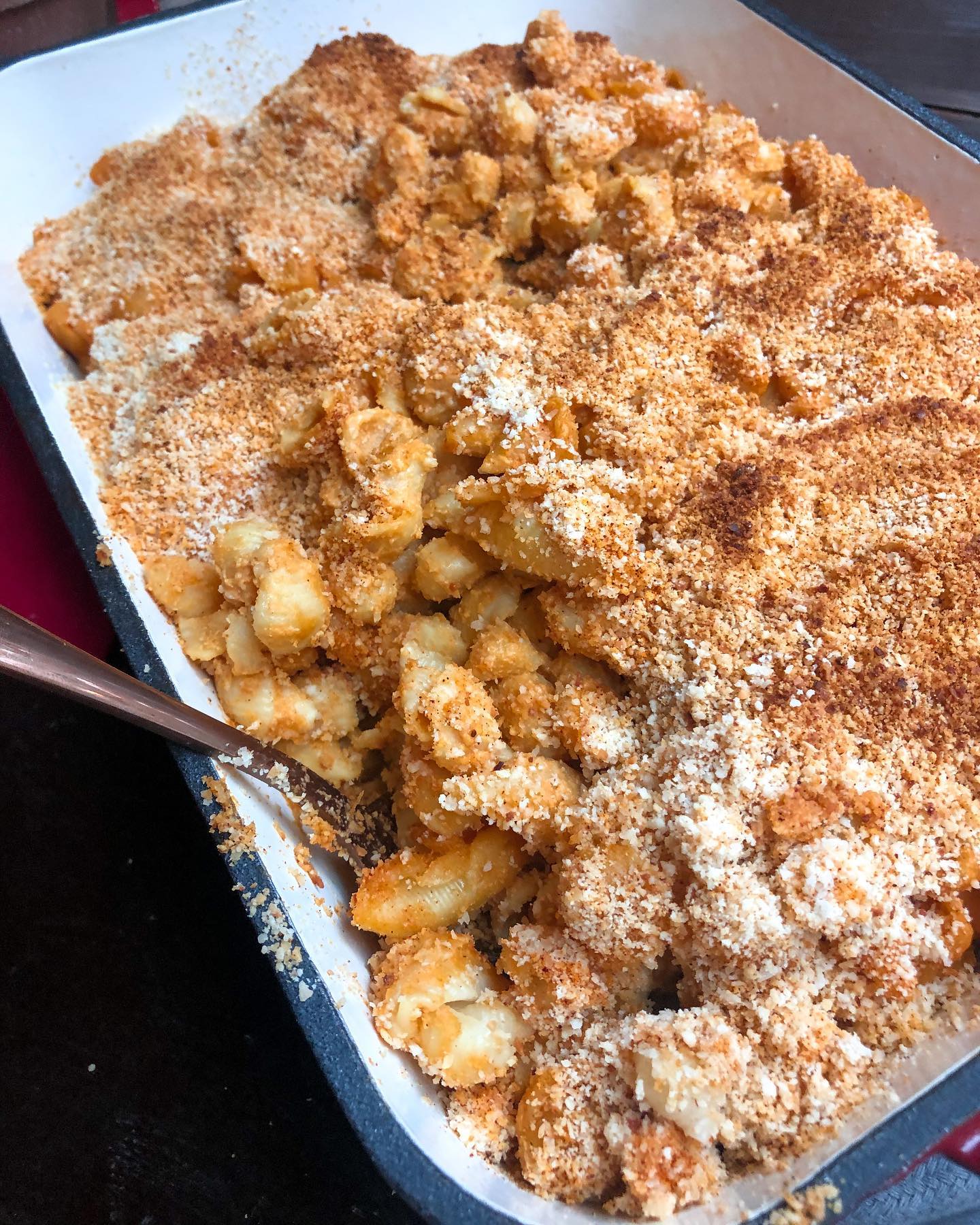 Spicy Baked Buffalo Mac and Cheese