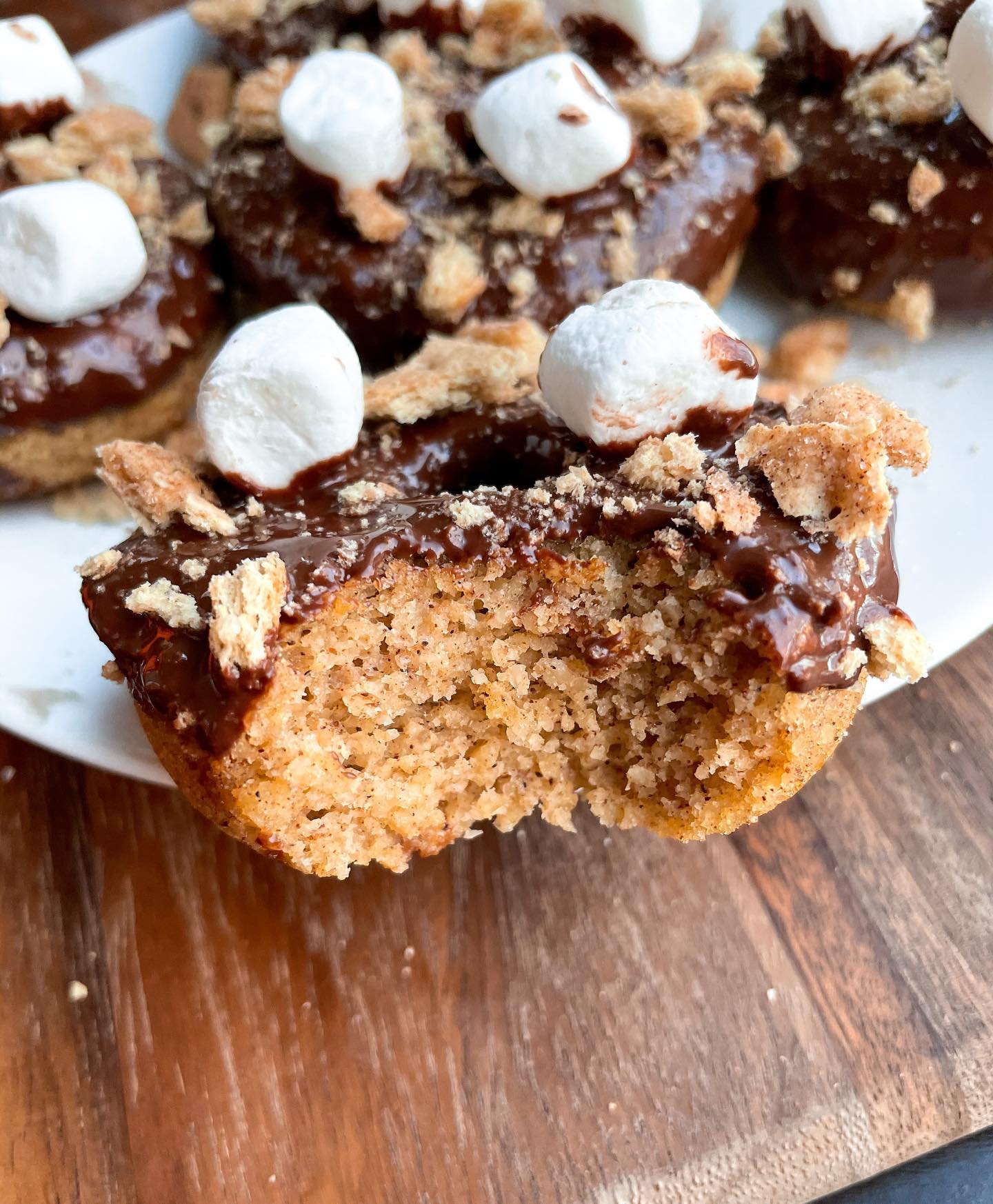 Easy Gluten-Free S'mores Donuts