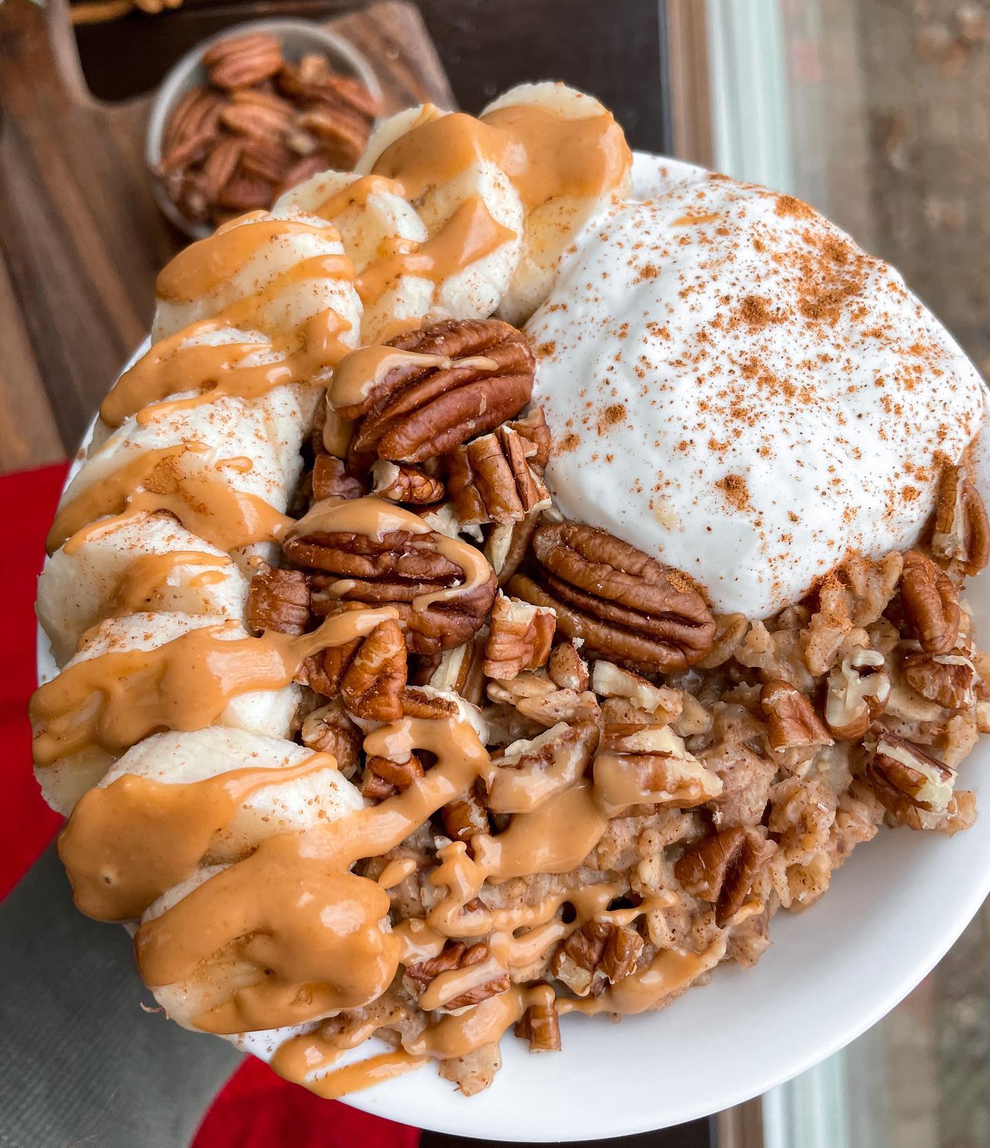 Maple Pecan Stovetop Oatmeal