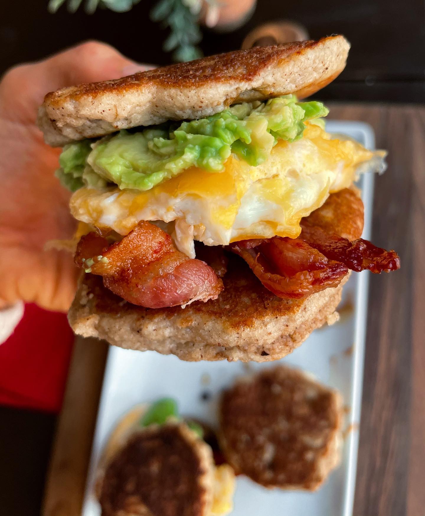 Easy Pancake Sliders with Mixed Fillings