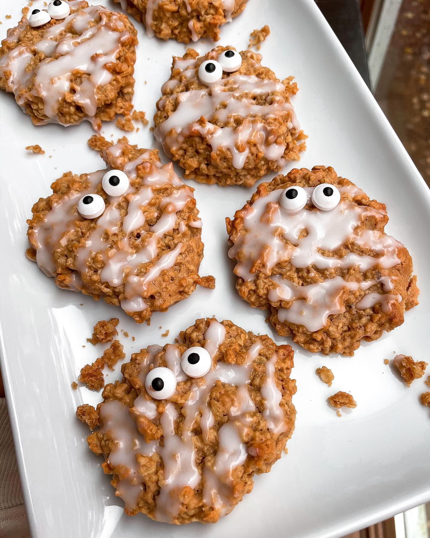 Halloween Oatmeal Monster Cookies