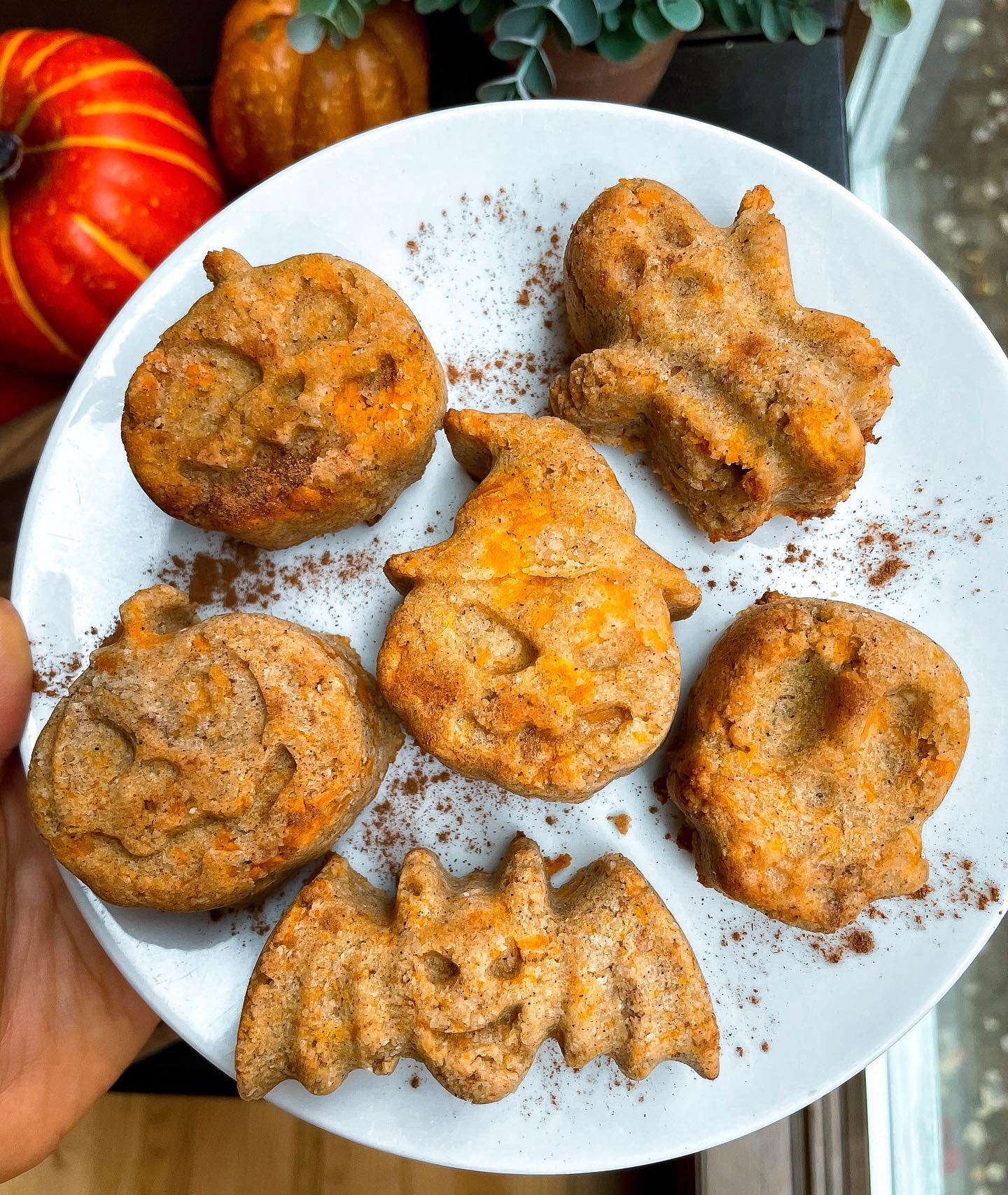 Spooky Sweet Potato Muffins