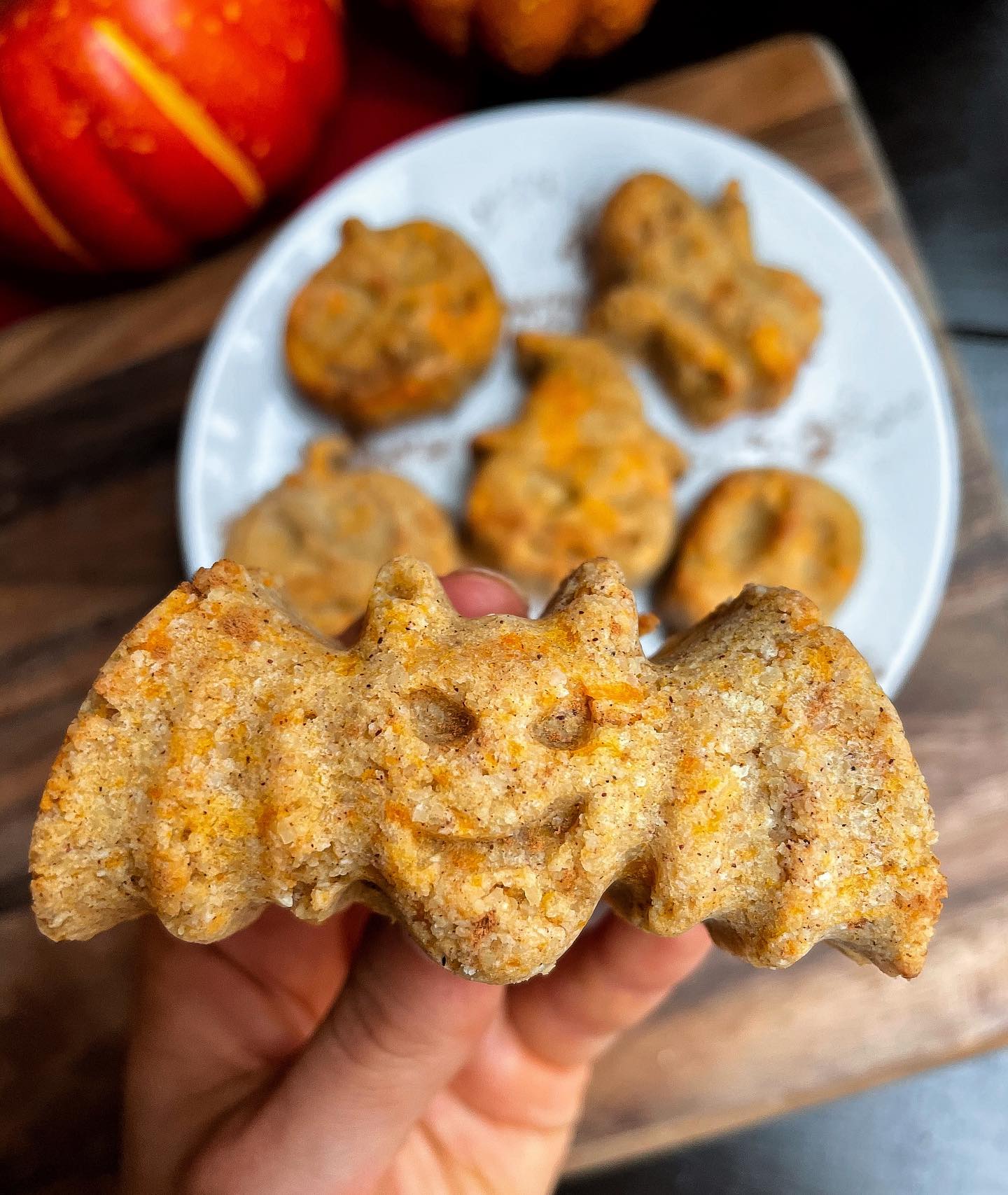 Spooky Sweet Potato Muffins