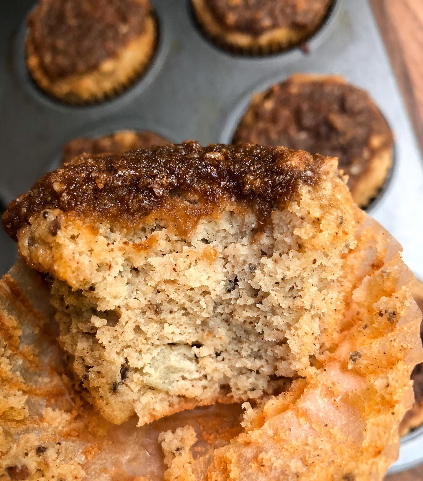 Apple Streusel Muffins - Paleo and Gluten-Free
