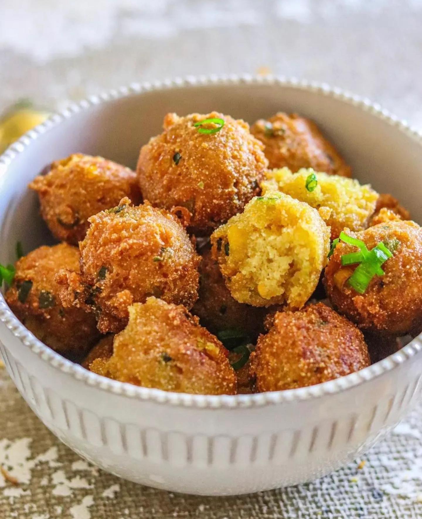 Vegan Hushpuppies Fried Corn Snacks