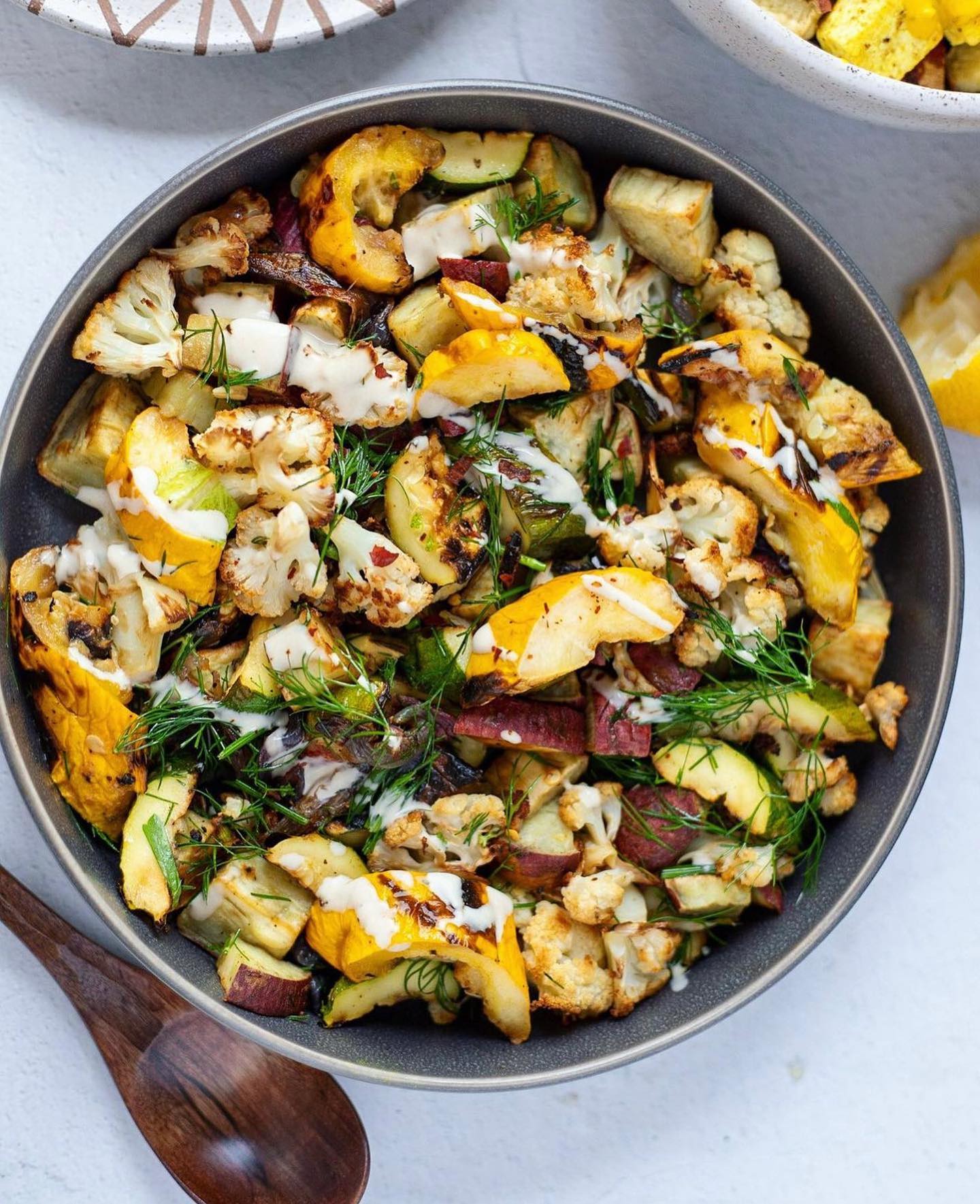 Vegetable Salad with Dijonaise Dressing