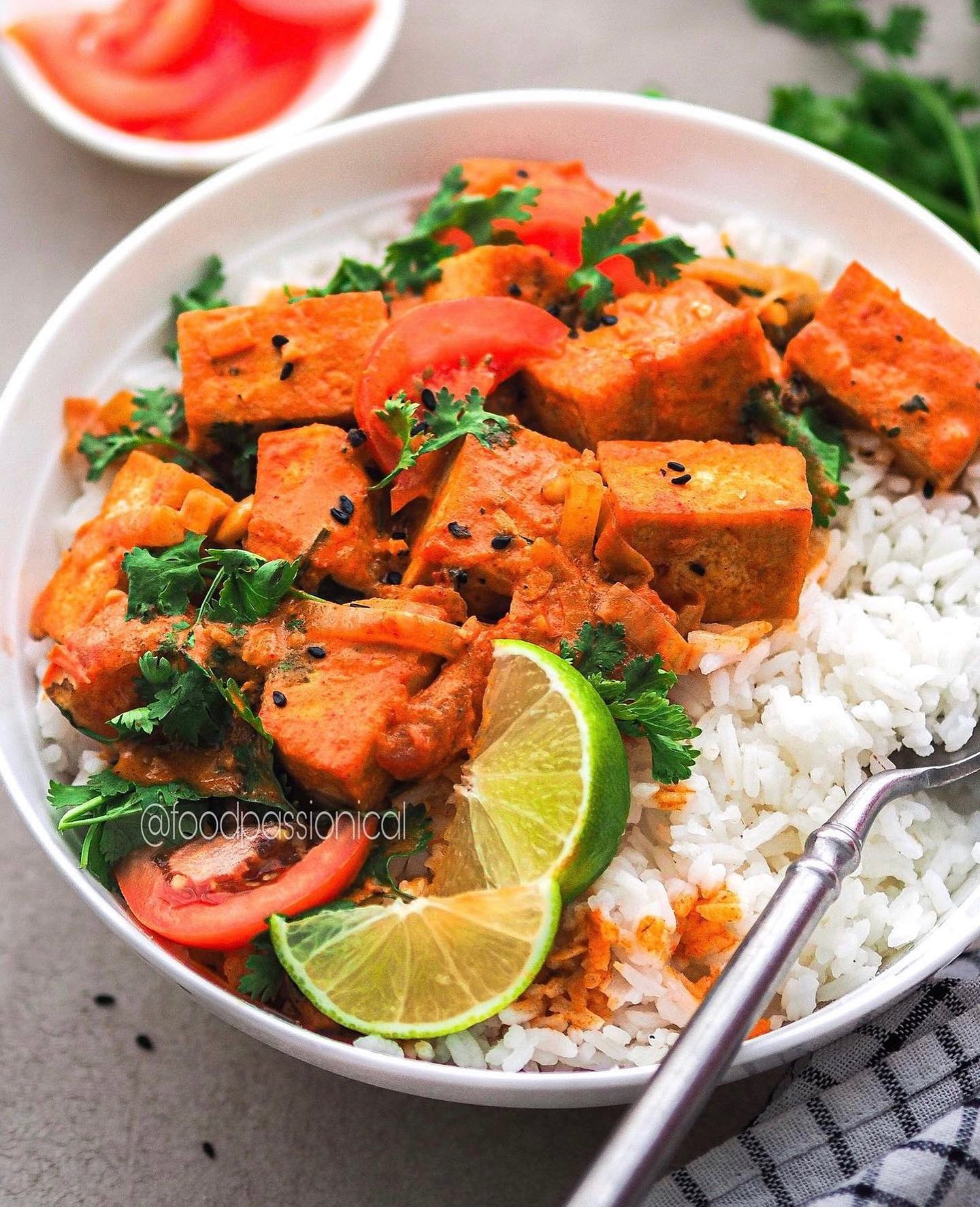 Quick and Easy Vegan Coconut Red Curry with Tofu
