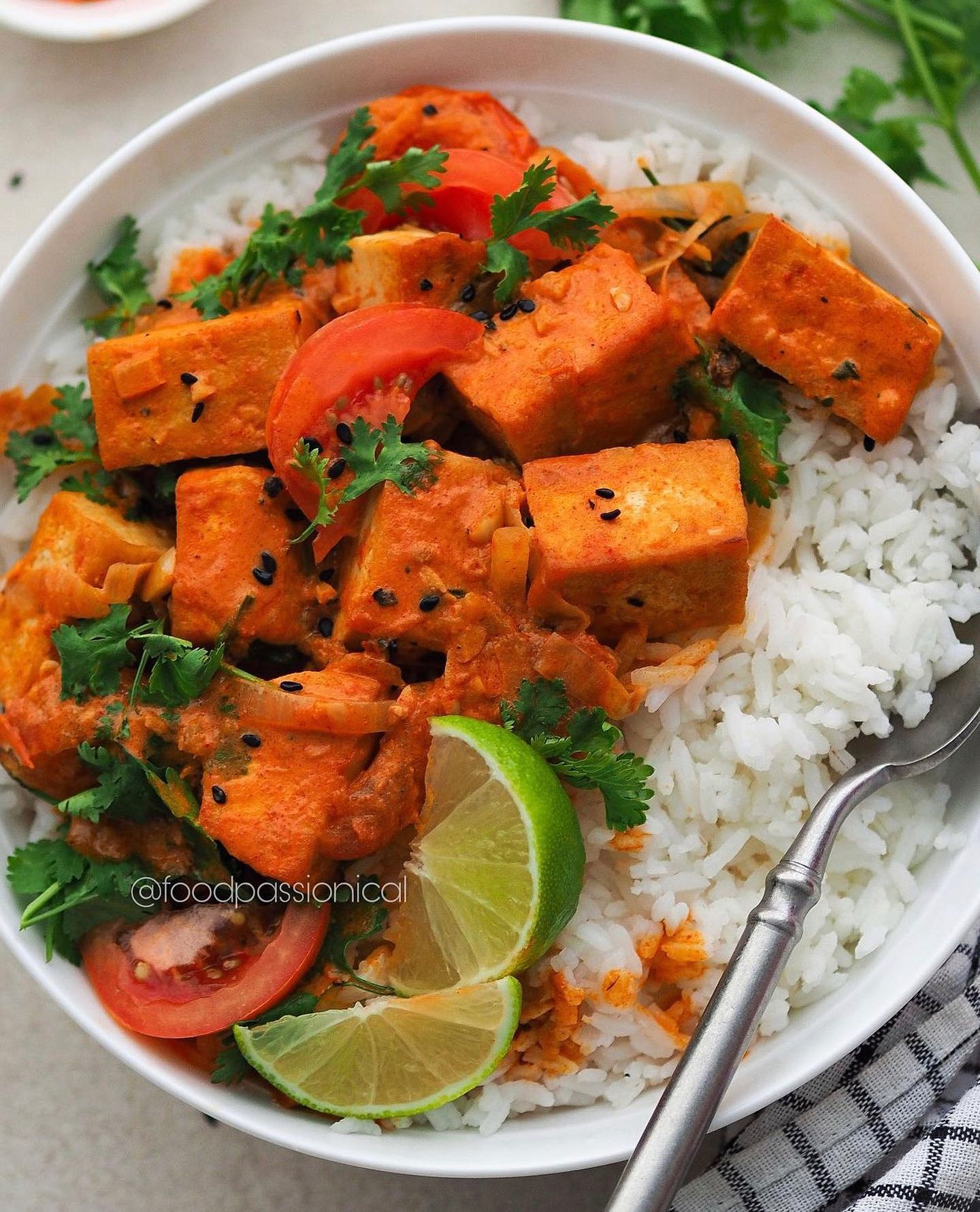 Quick and Easy Vegan Coconut Red Curry with Tofu
