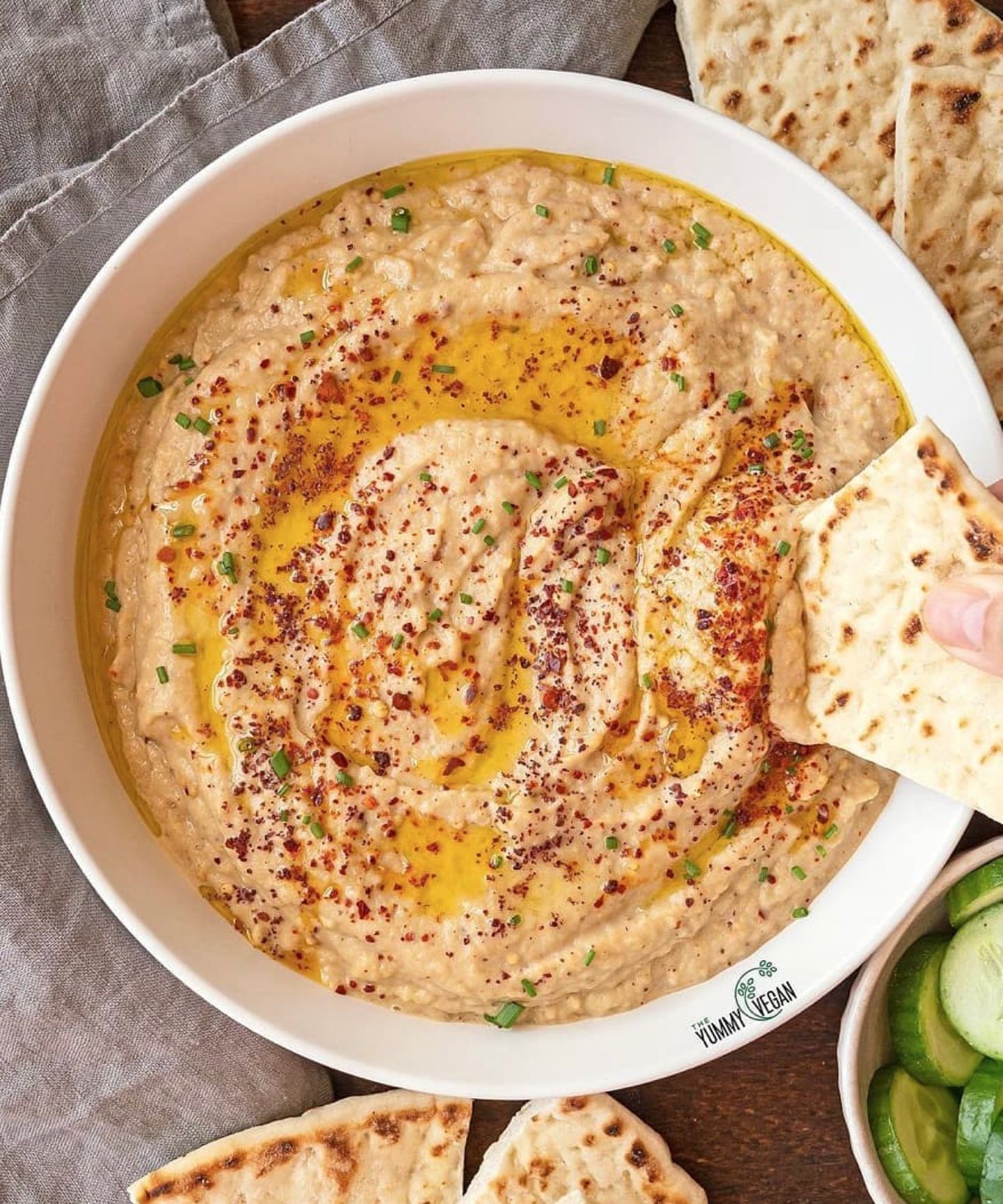 Smoky and Creamy Baba Ganoush Dip