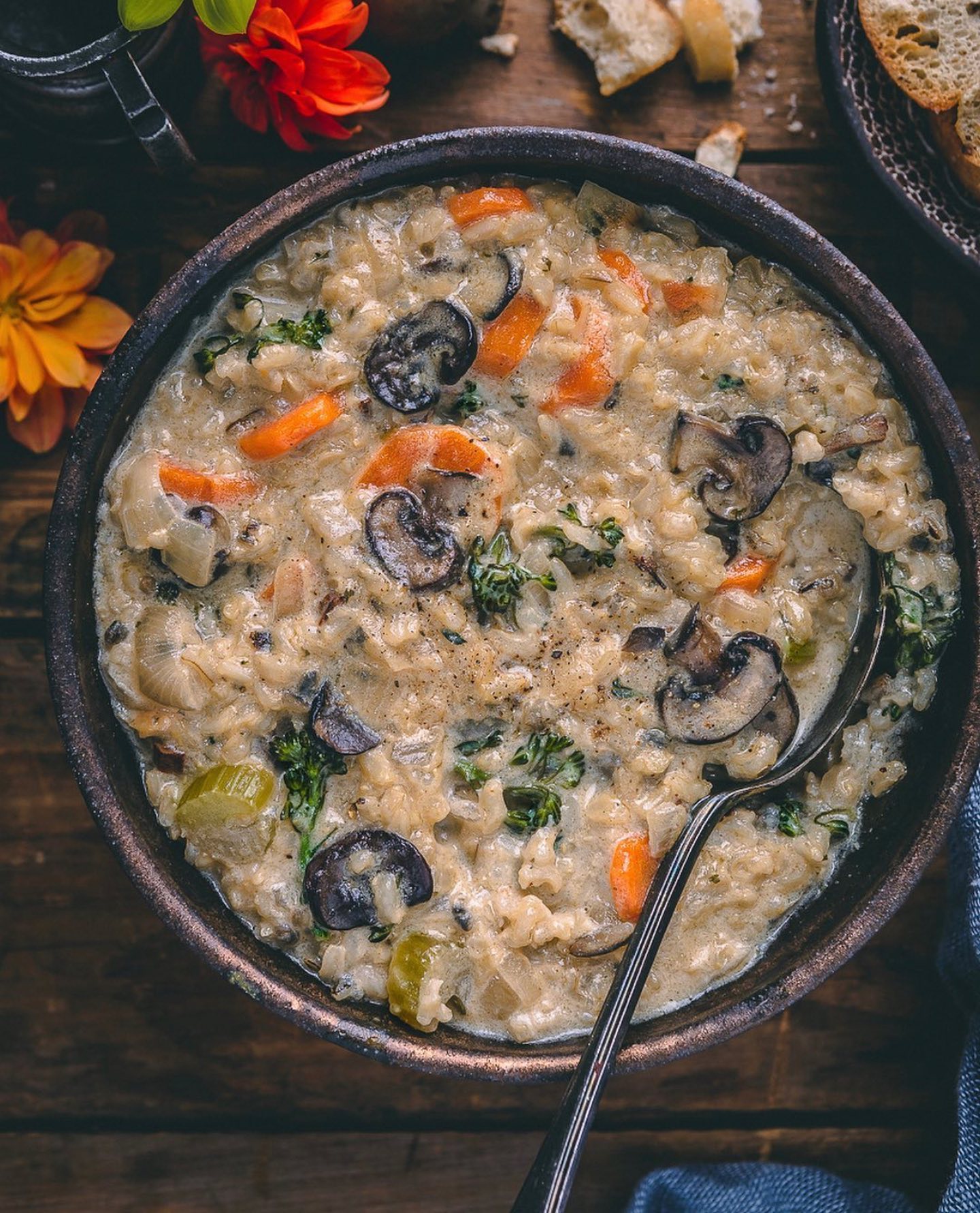 Vegan Wild Mushroom Soup
