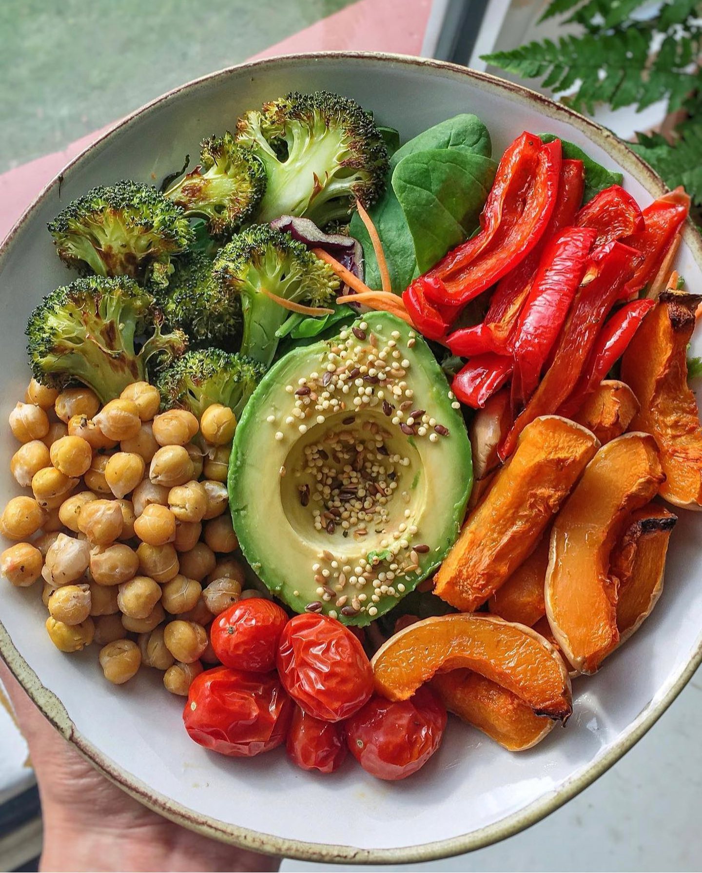 Colorful Roasted Vegetable Bowl