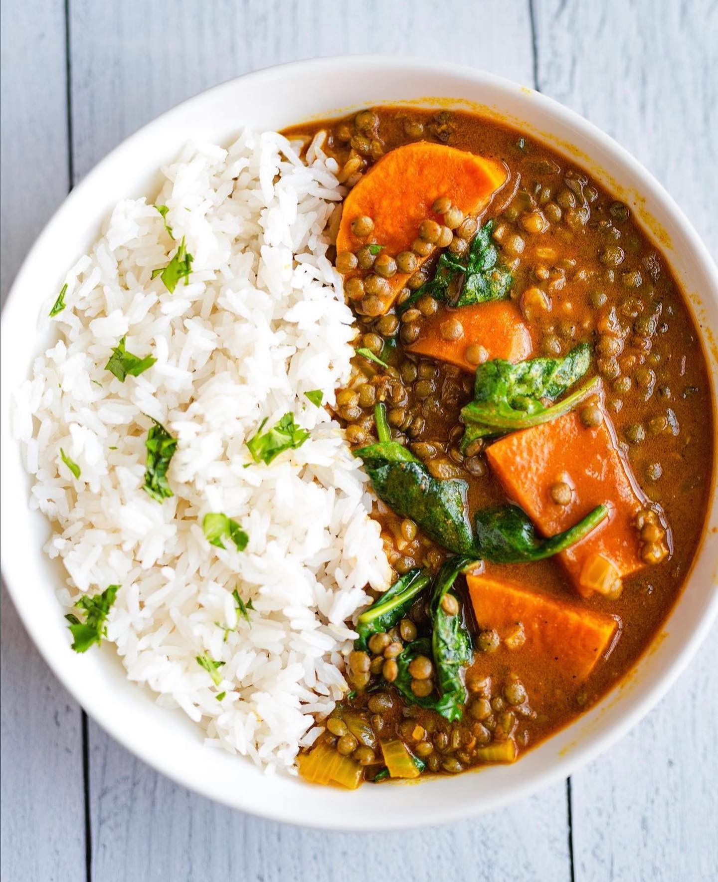 15-Minute Lentil Vegetable Curry