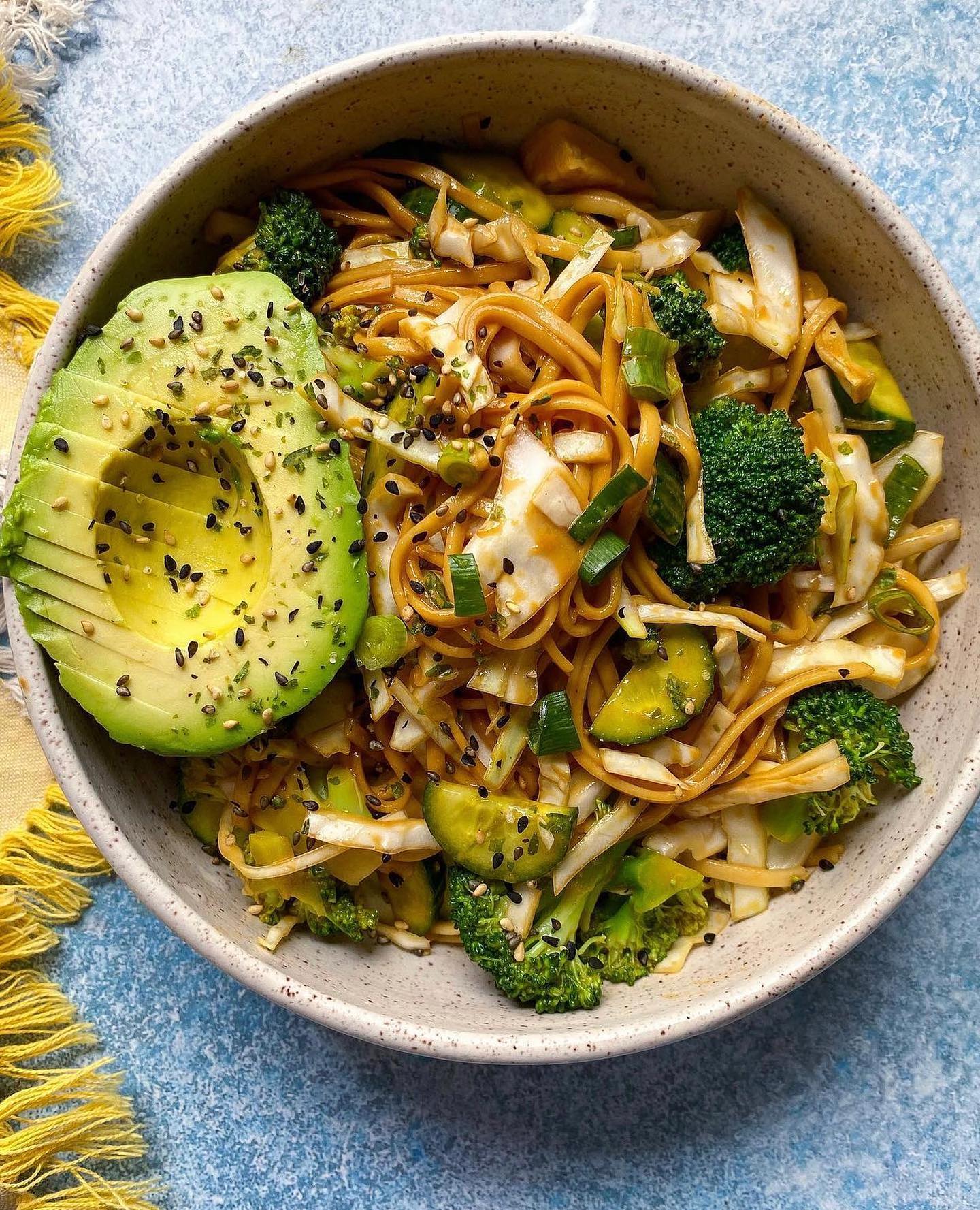 Vegan Sesame Noodle Salad