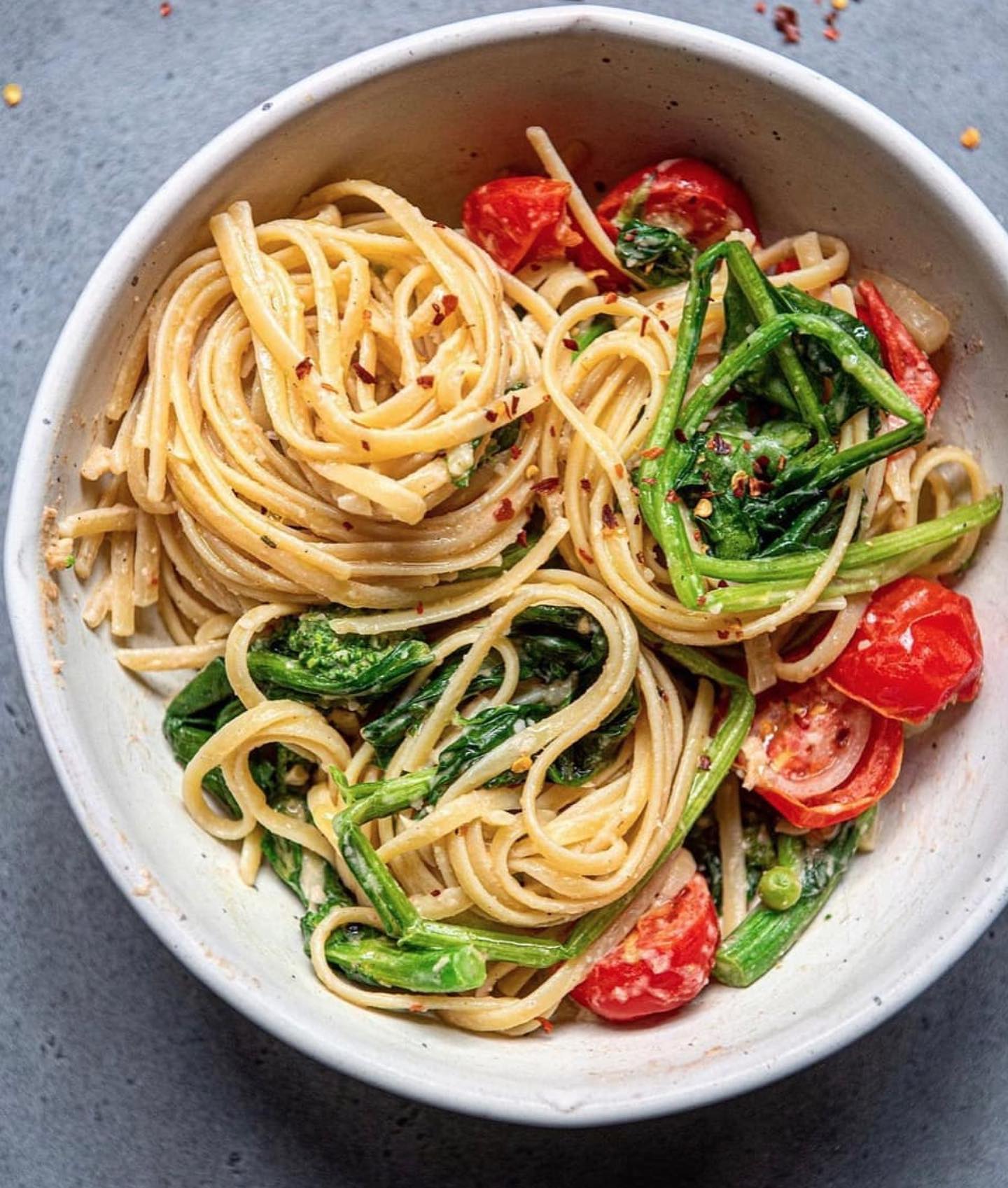White Bean Hummus Pasta