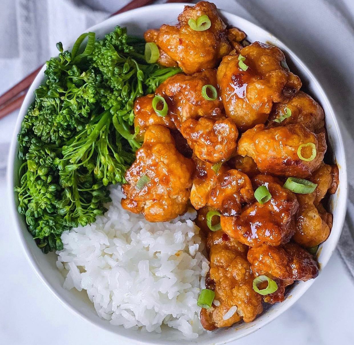 Better Than Takeout Vegan Orange Cauliflower