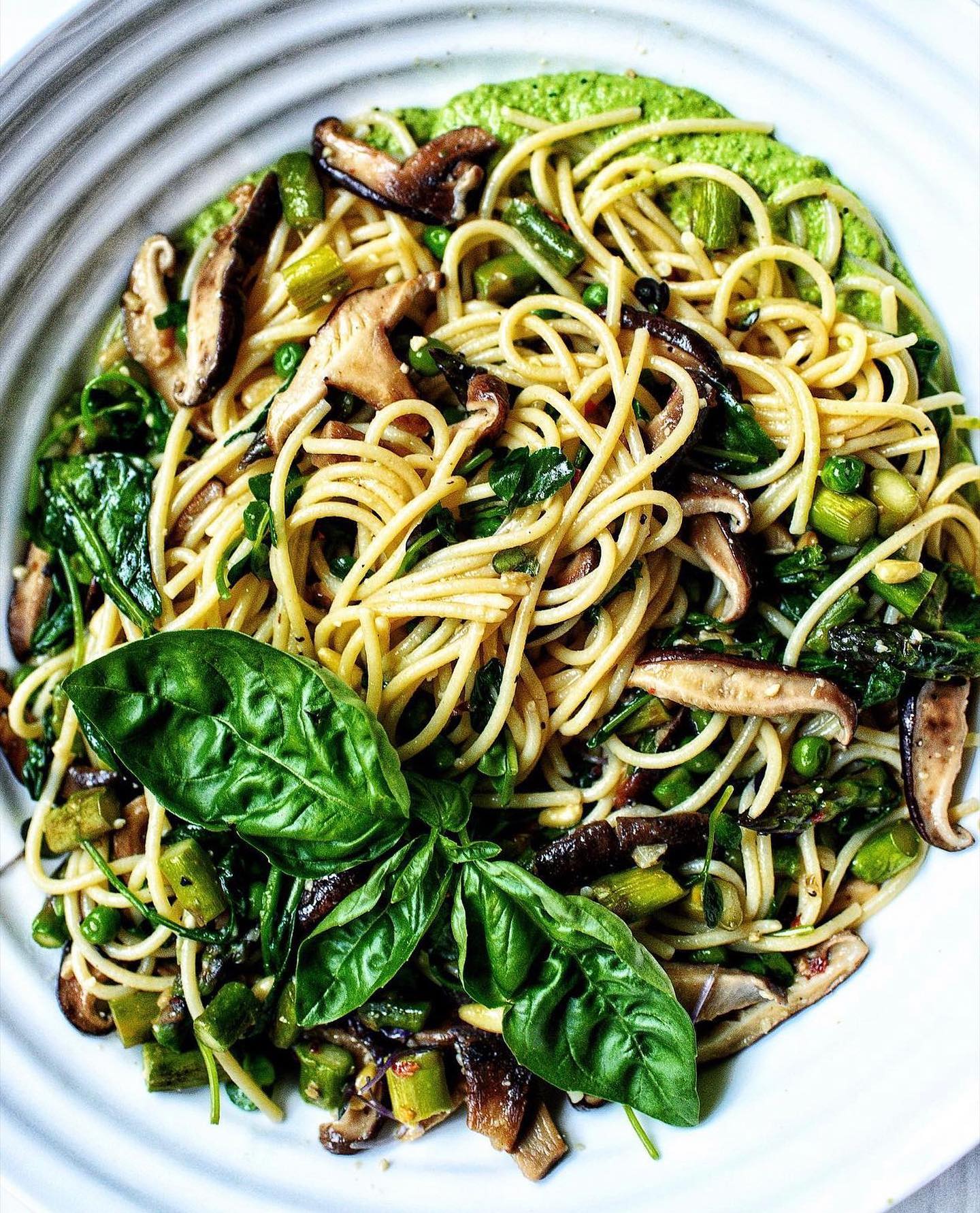 Summer Pea and Herb Pasta