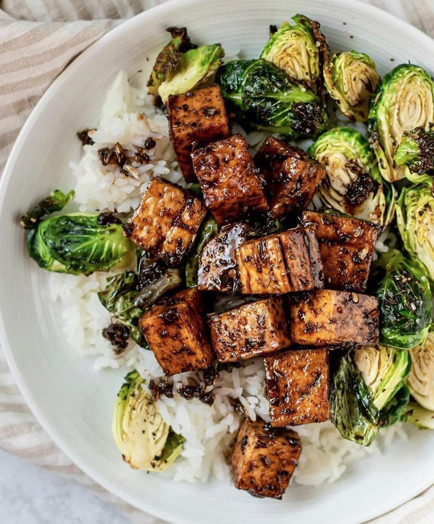 Easy Balsamic Tofu Stir-Fry
