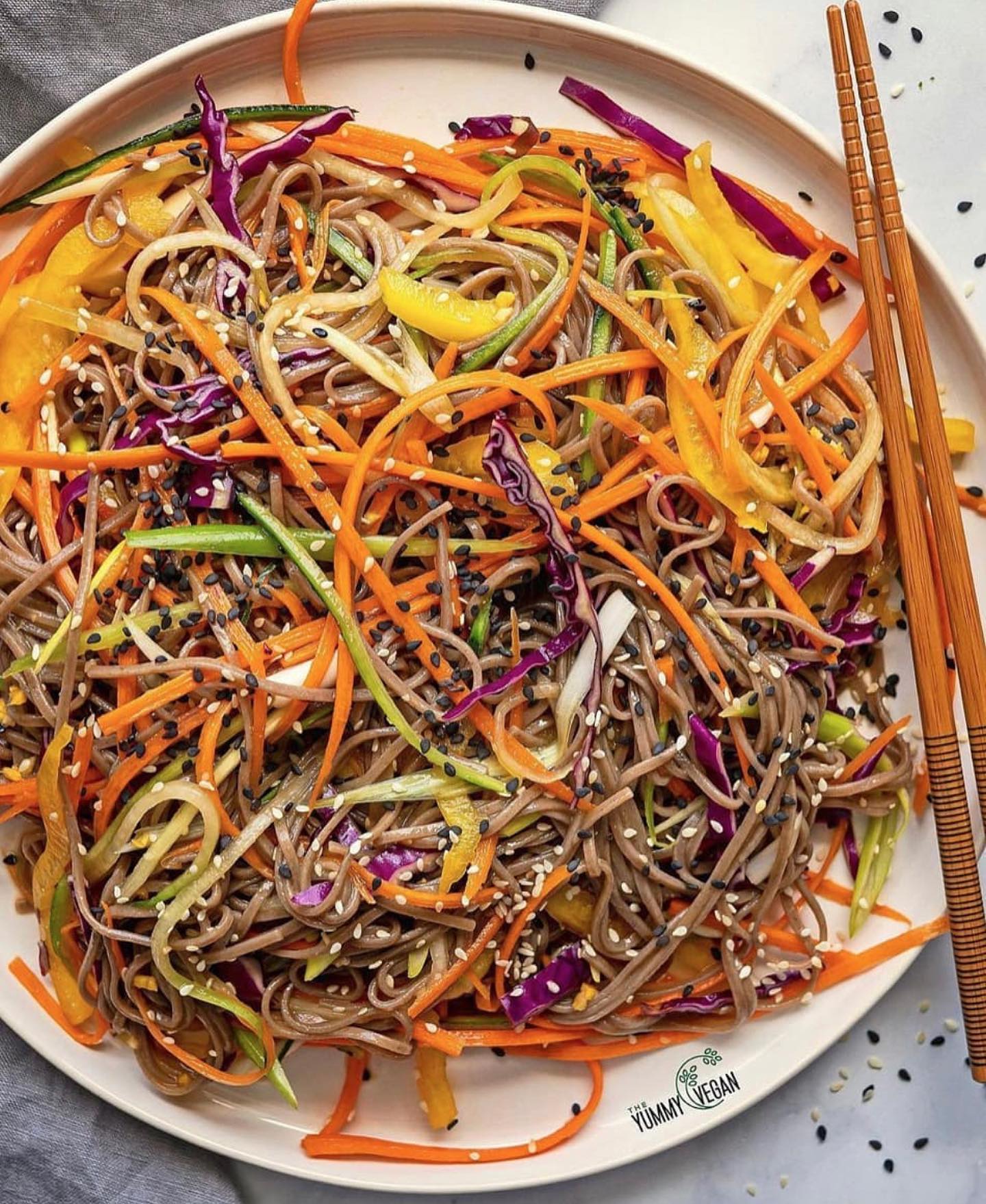 Vegan Soba Noodle Salad