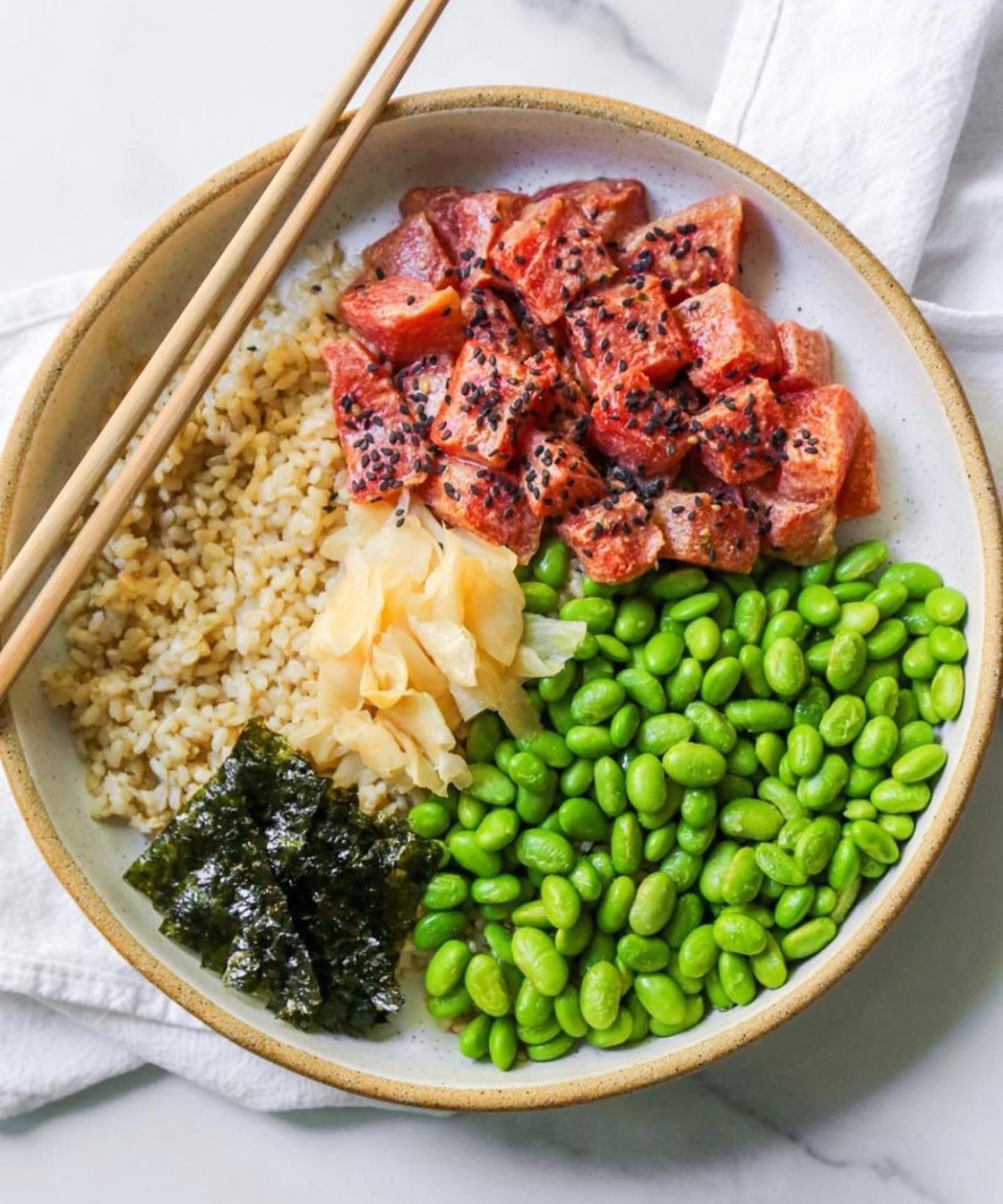 Hawaiian Vegan Poke Bowl
