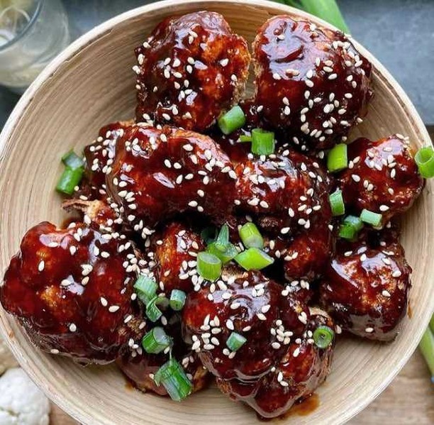 Vegan Korean Bbq Cauliflower Wings