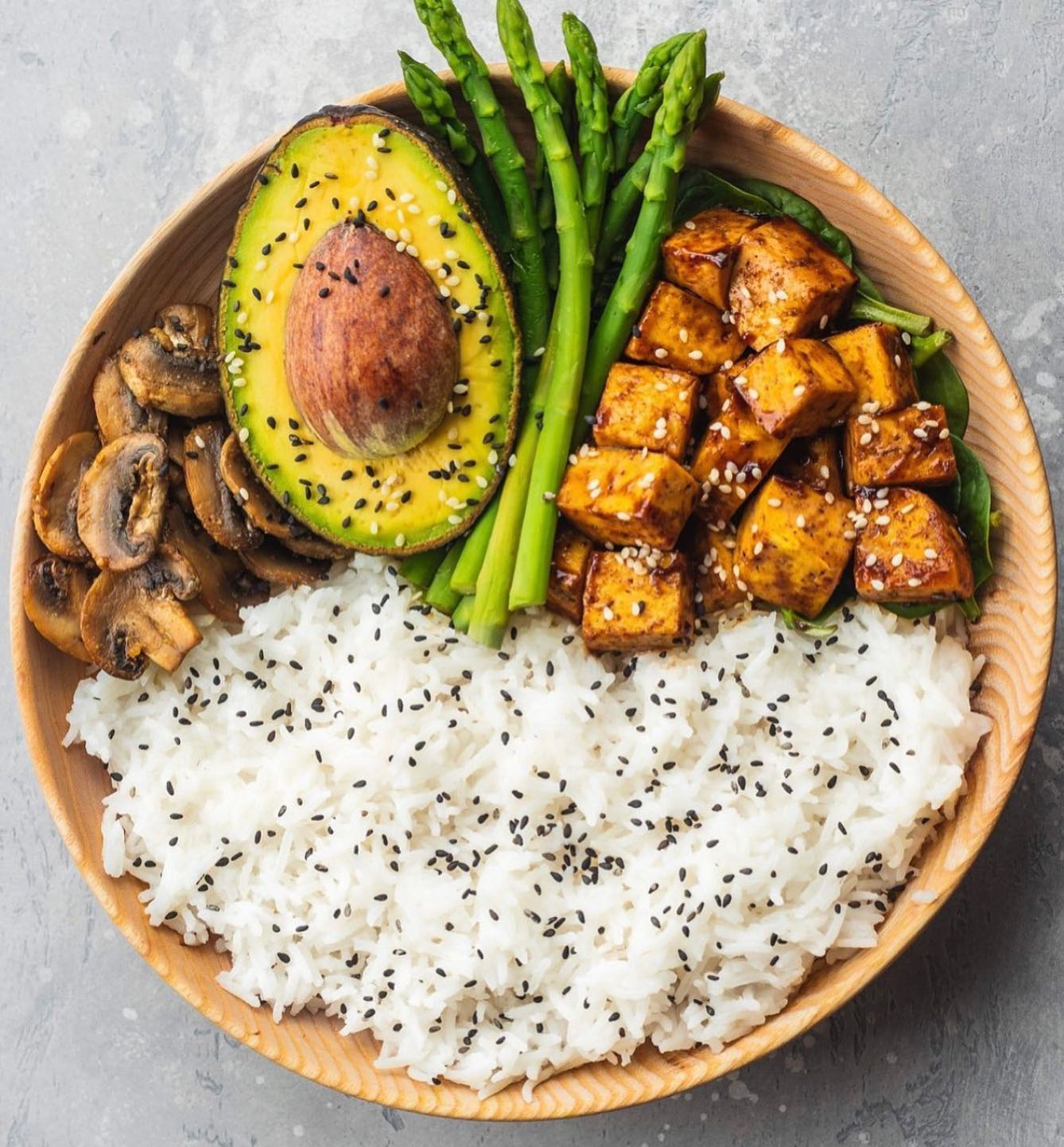 Easy Vegan Tofu Dinner Bowl