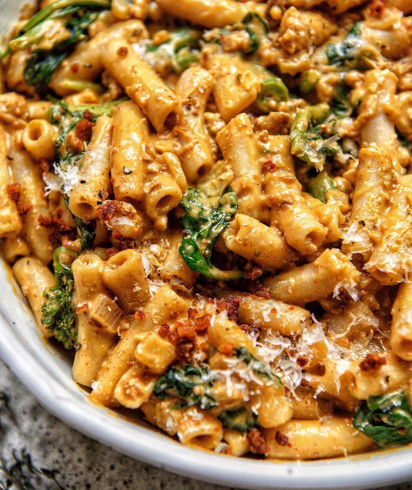 Butternut Squash Meaty Mac and Cheese