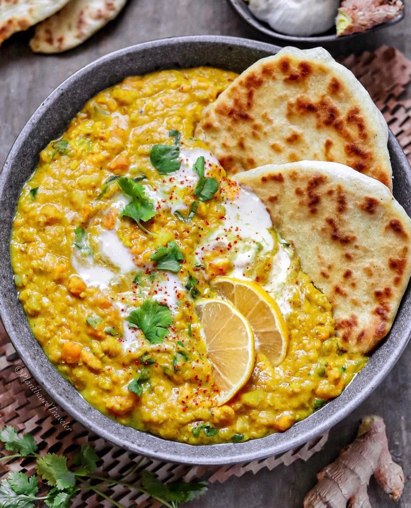 Creamy Curried Sweet Potato Lentils
